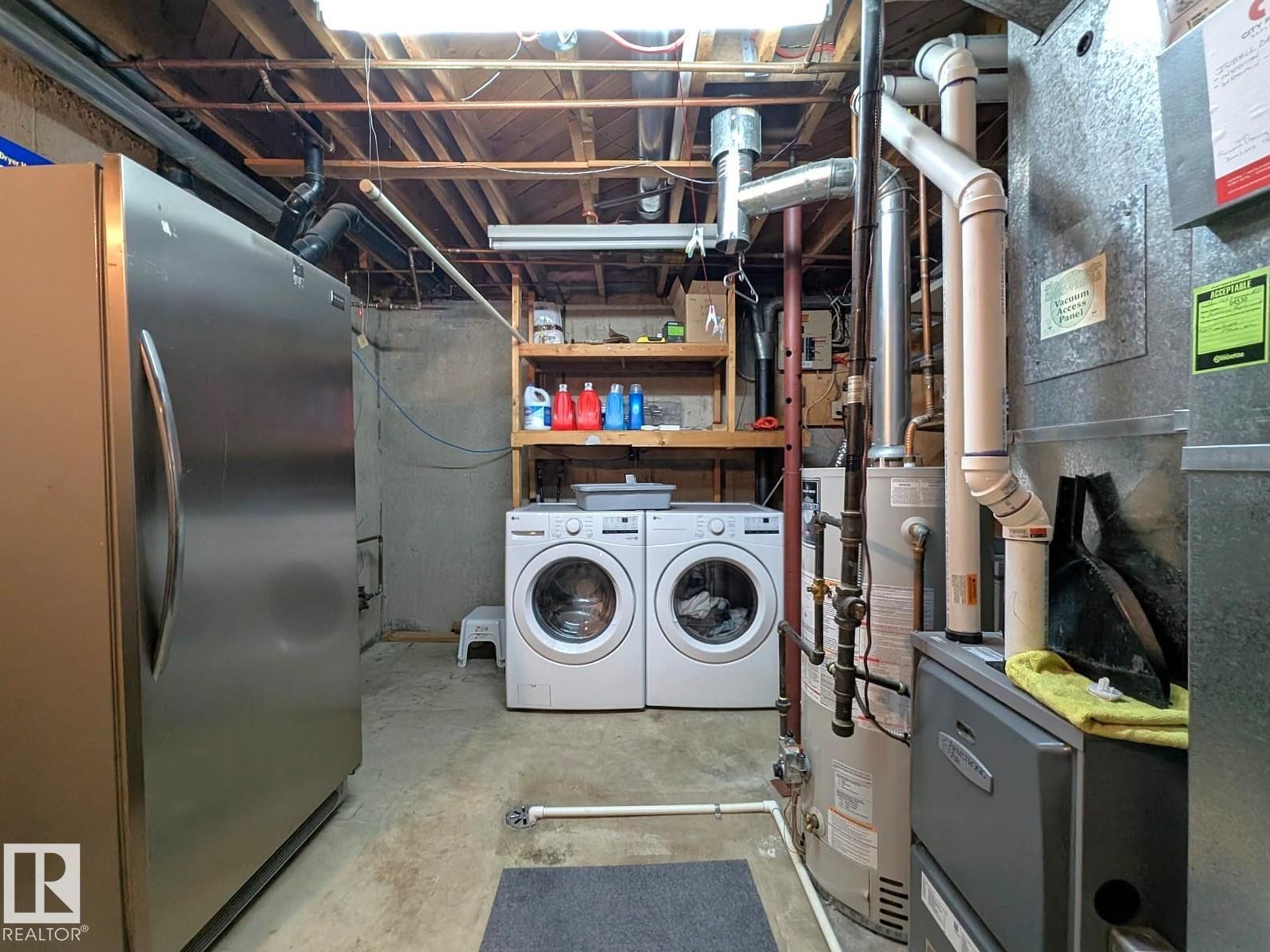 61 Mcleod Place, Edmonton, AB - Indoor Photo Showing Laundry Room
