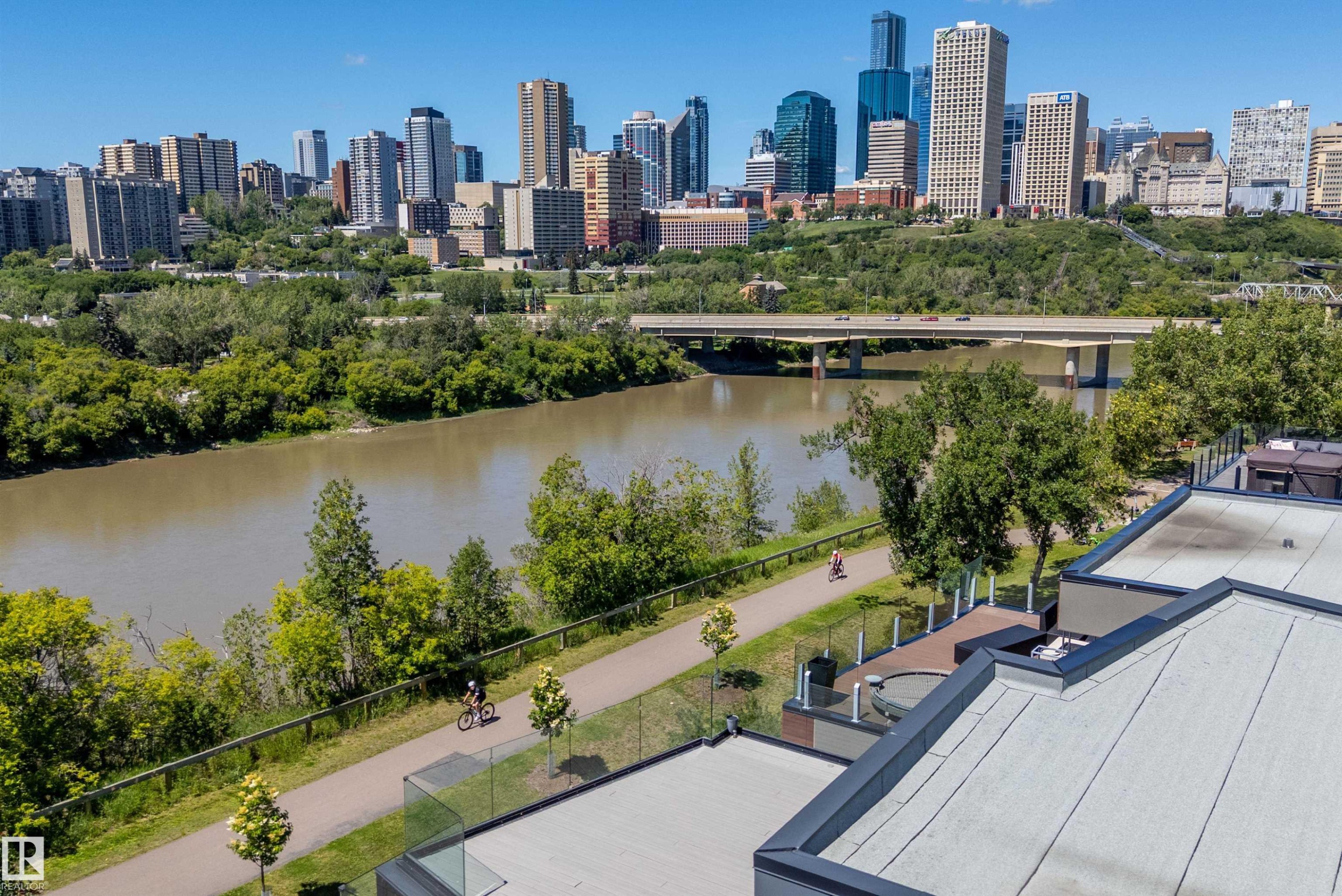 9509 99B Street, Edmonton, AB - Outdoor With Body Of Water With View