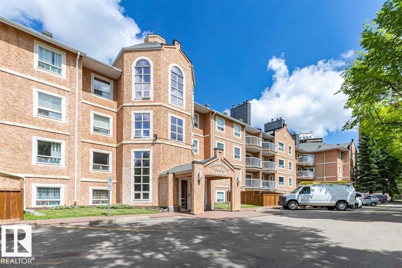 108 9010 106 Avenue, Edmonton, AB - Outdoor With Facade