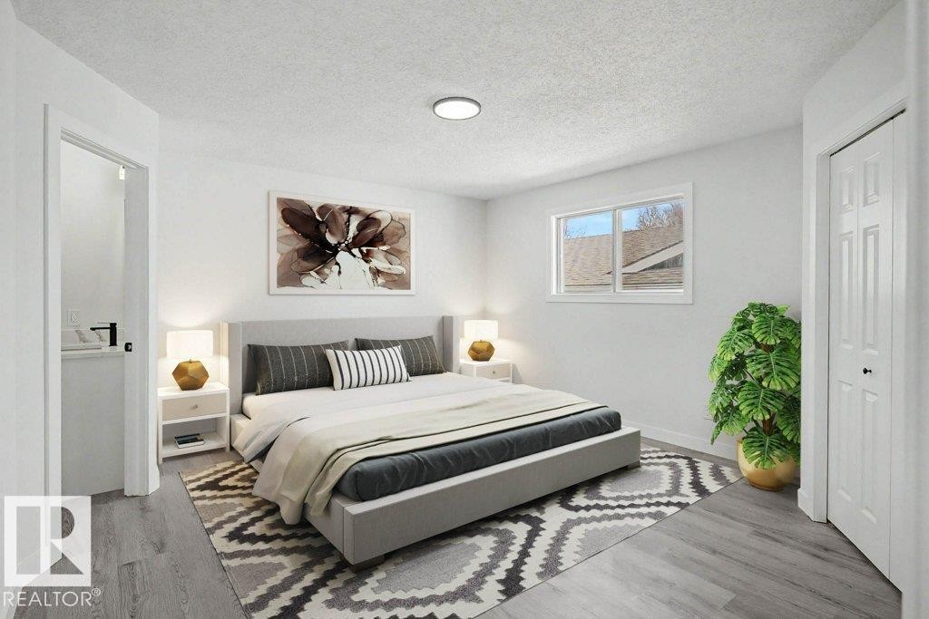 Virtually staged - 67A Arbor Crescent, St. Albert, AB - Indoor Photo Showing Bedroom