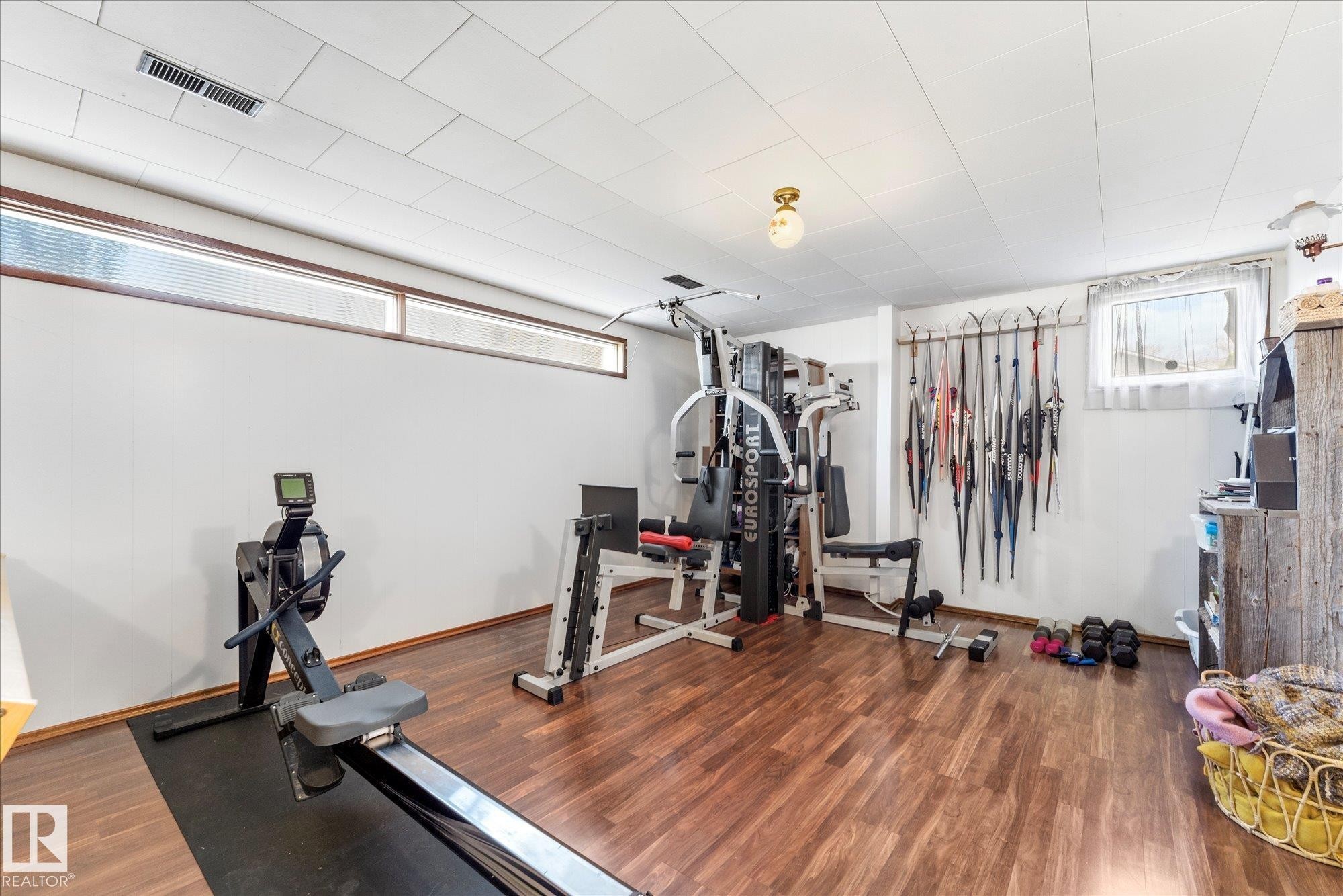 5703 119 Avenue, Edmonton, AB - Indoor Photo Showing Gym Room
