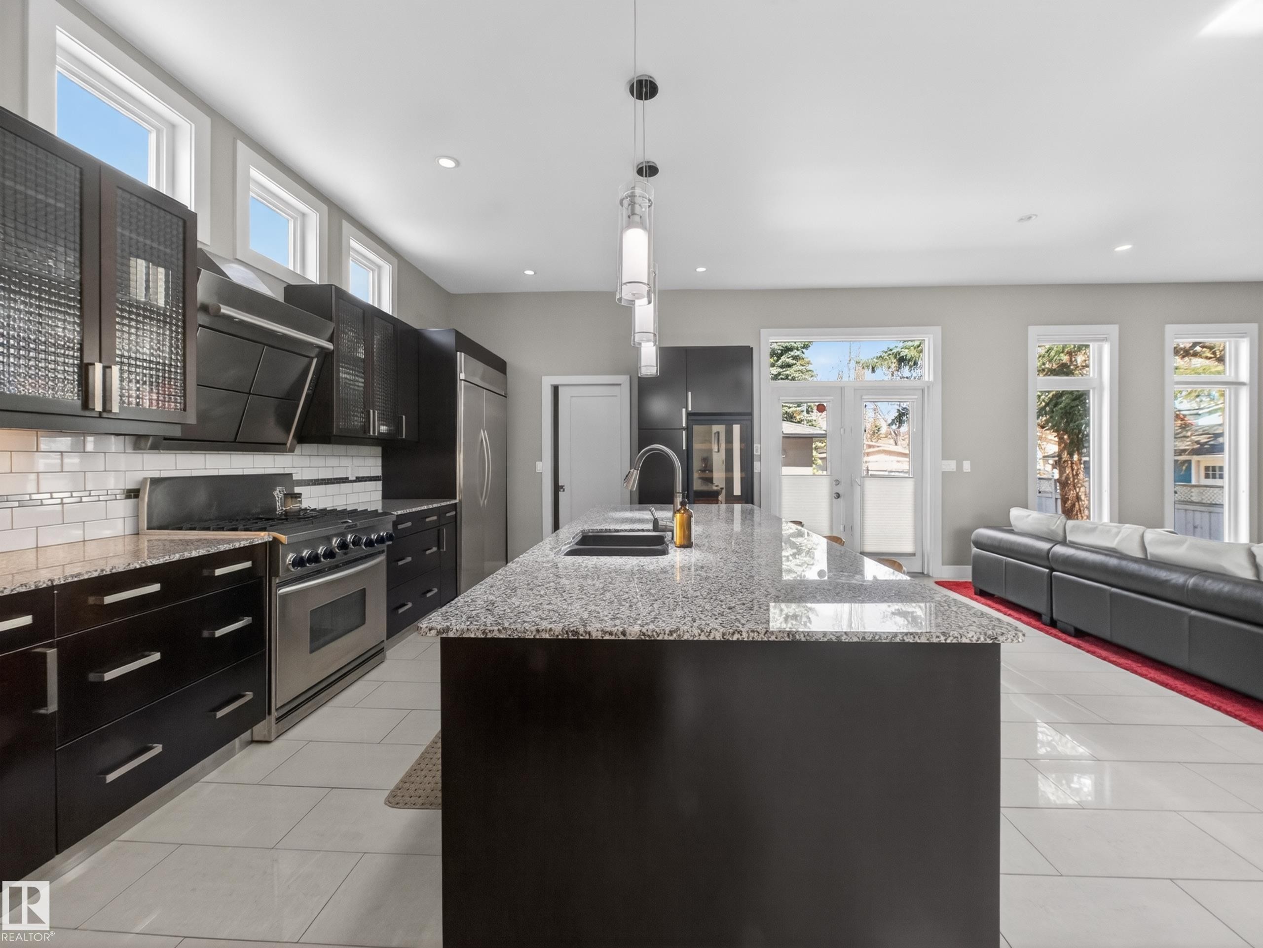10650 66 Avenue, Edmonton, AB - Indoor Photo Showing Kitchen With Upgraded Kitchen