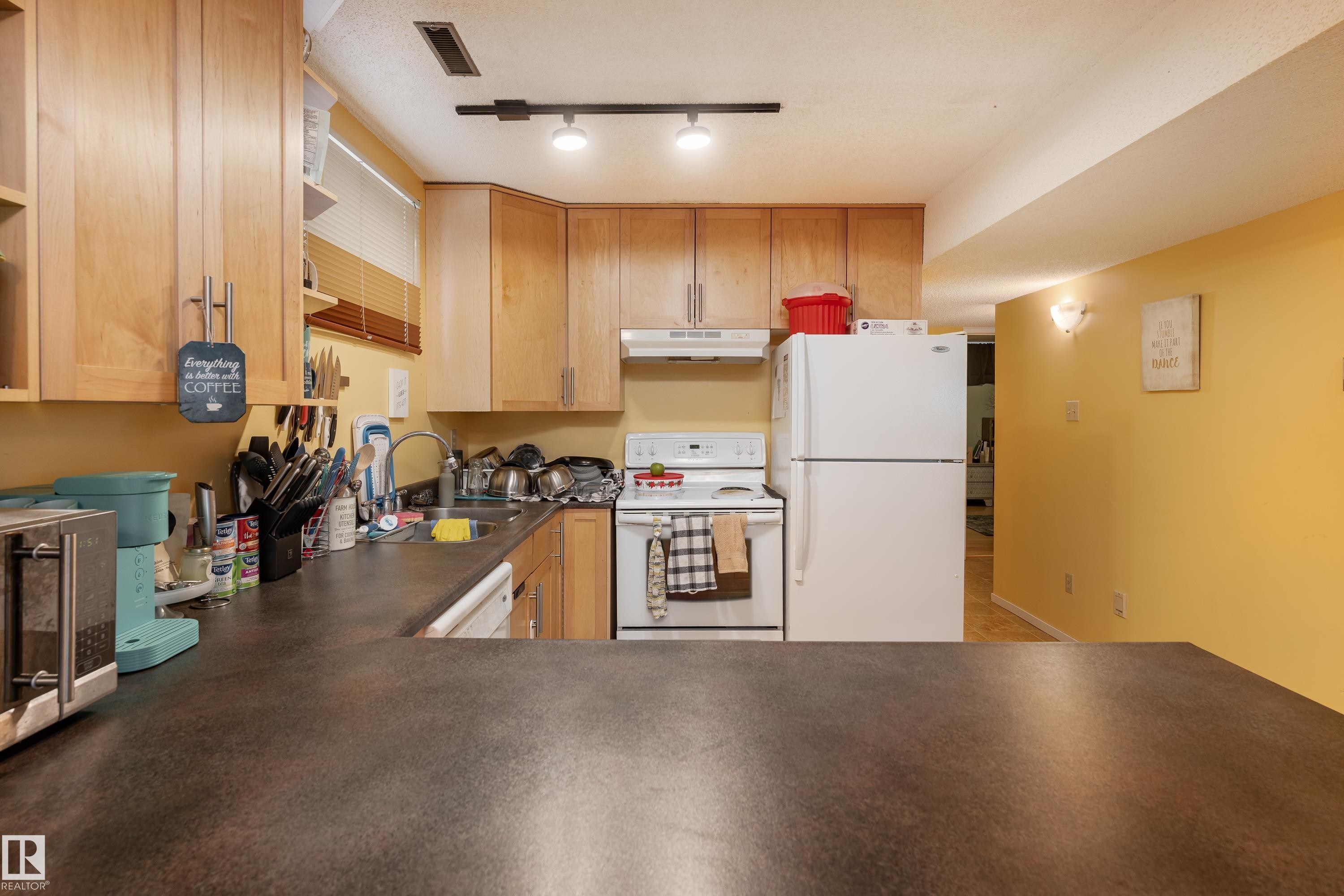 Second kitchen in basement with private entrance, 2 bedrooms, 4 pc bath and living/dining area - 10956 81 Avenue, Edmonton, AB - Indoor Photo Showing Kitchen