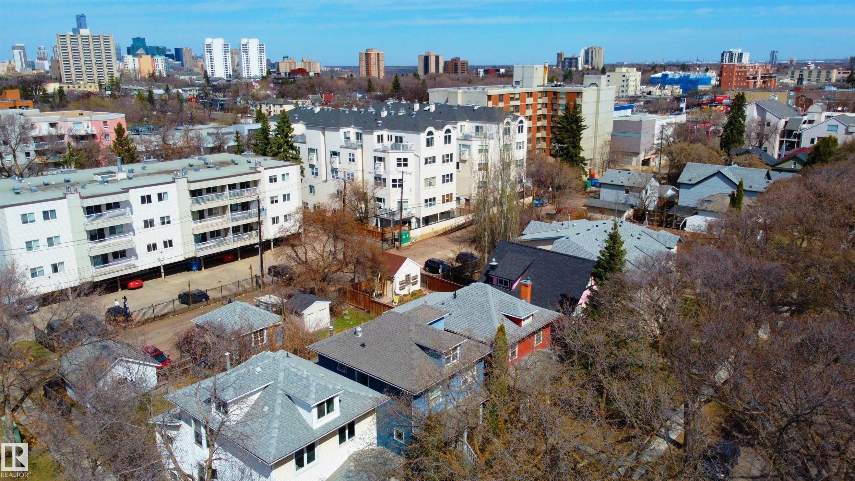 Historic Garneau with tree-lined streets, close to cafes, shops, and the University of Alberta. 1 block off vibrant Whyte Avenue - 10956 81 Avenue, Edmonton, AB - Outdoor With View
