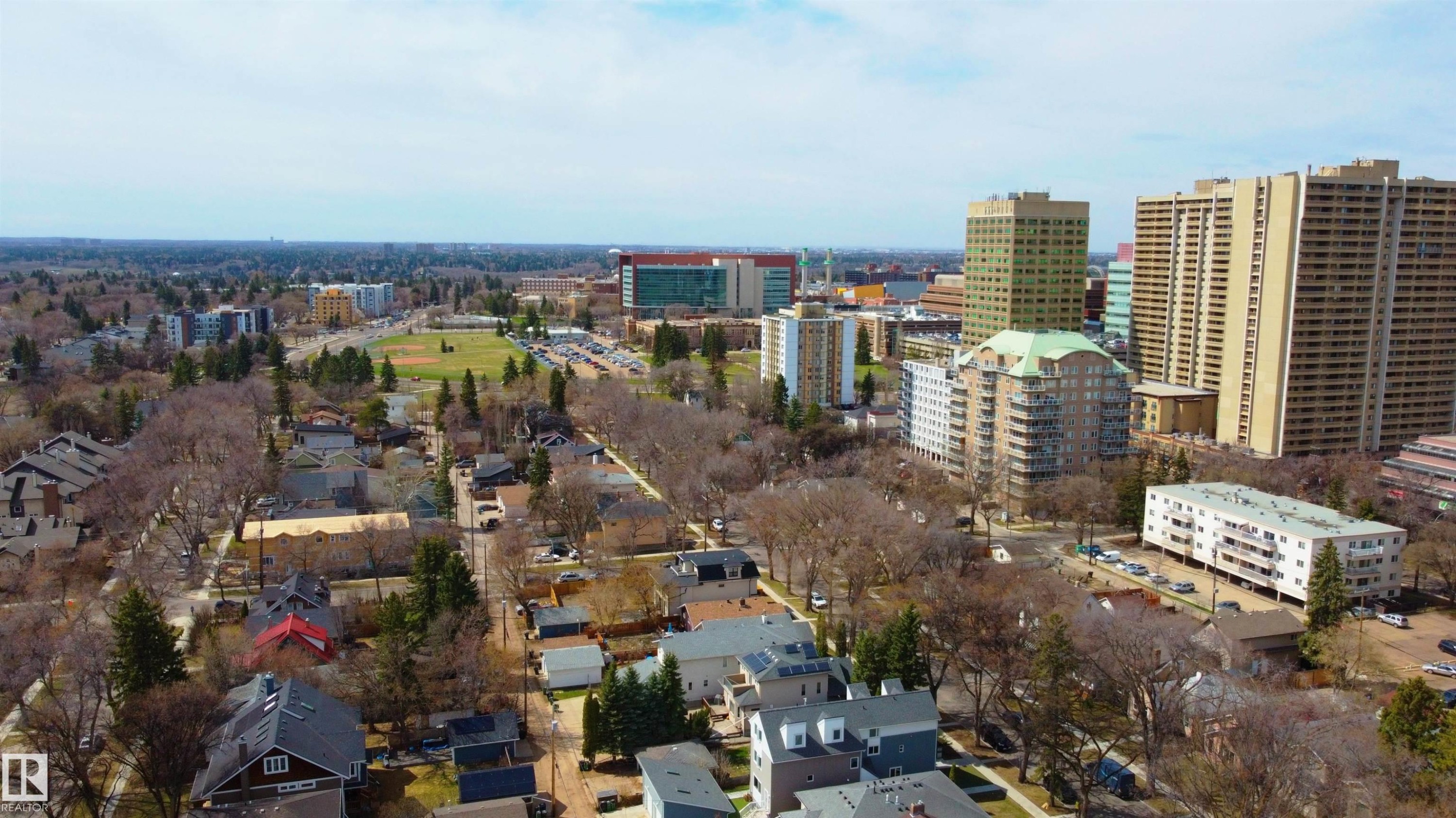 Historic Garneau with tree-lined streets, close to cafes, shops, and the University of Alberta. 1 block off vibrant Whyte Avenue - 10956 81 Avenue, Edmonton, AB - Outdoor With View