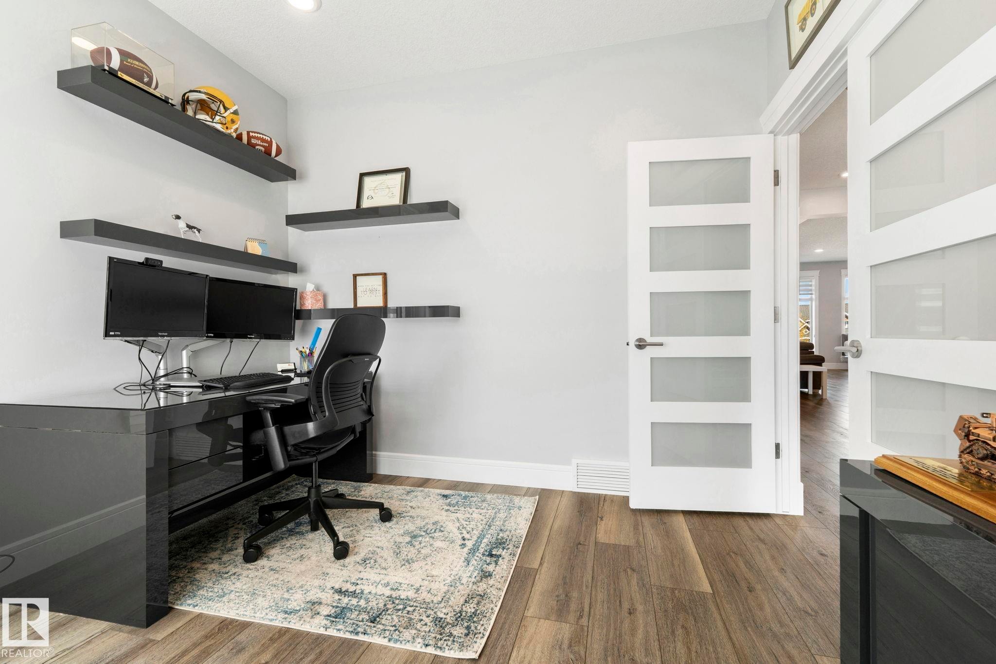 4412 Wingfield Cape, Edmonton, AB - Indoor Photo Showing Office