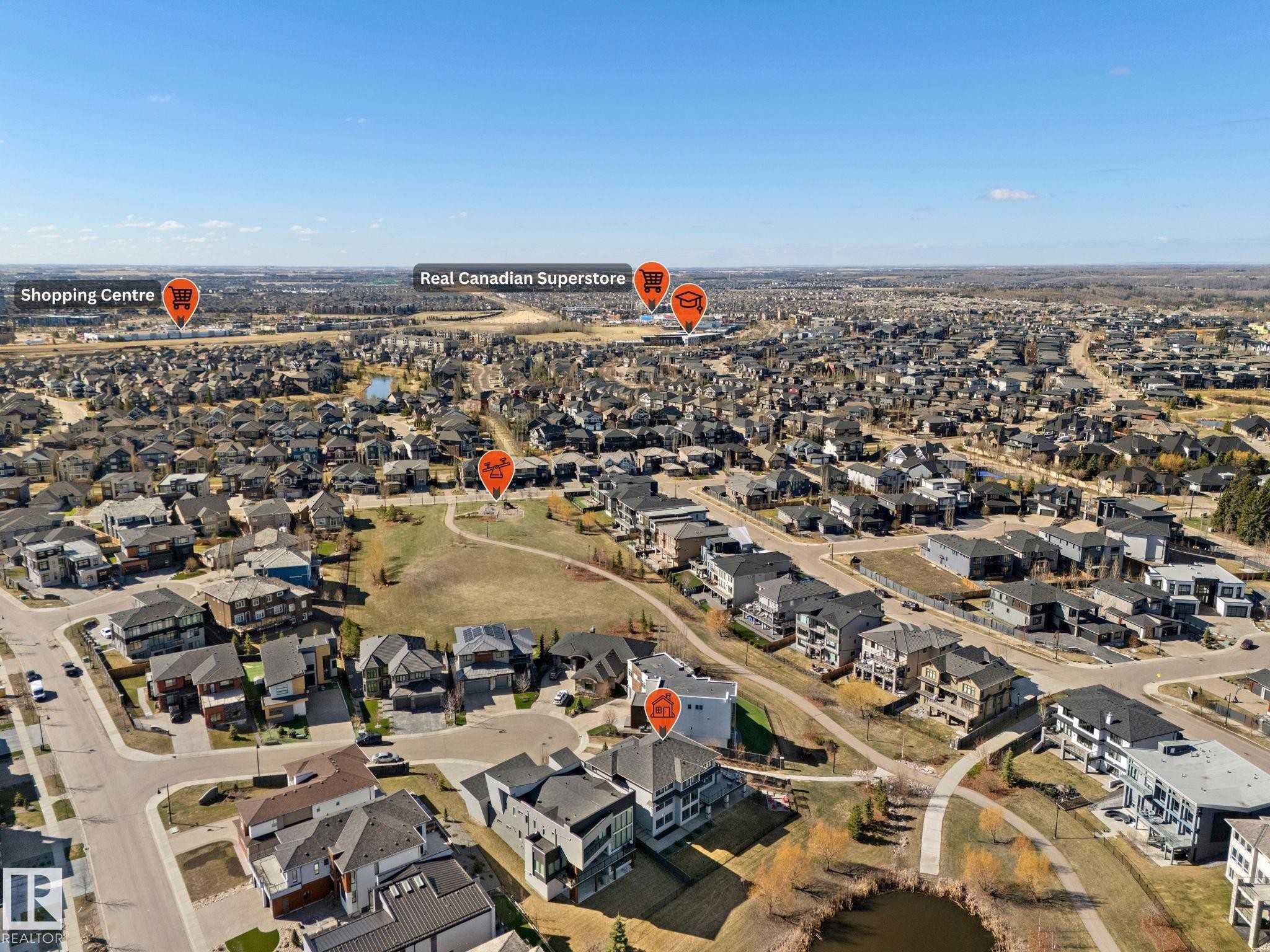 4412 Wingfield Cape, Edmonton, AB - Outdoor With View