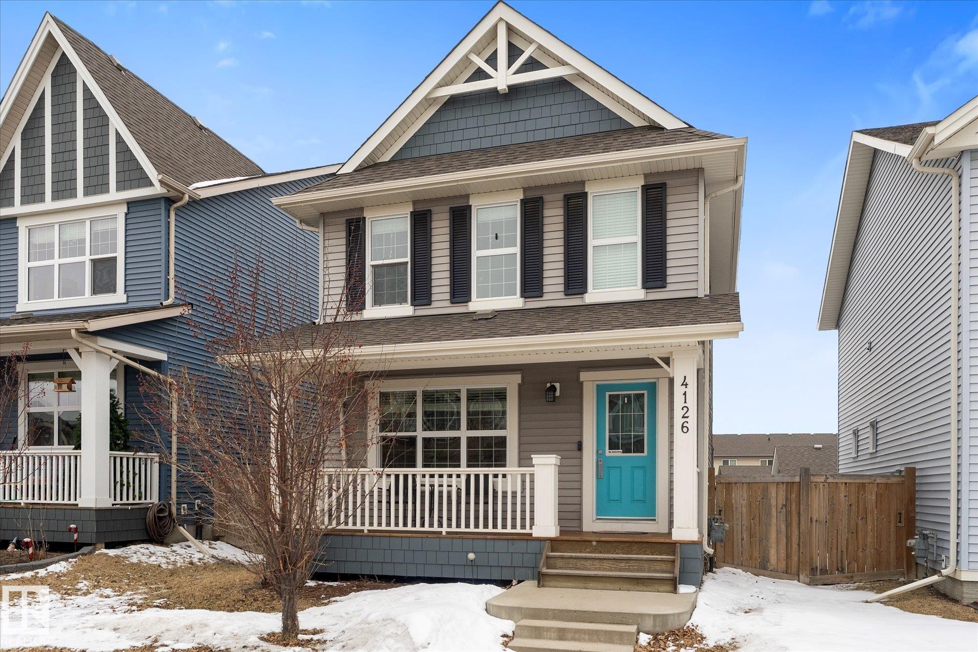 4126 6A Street, Edmonton, AB - Outdoor With Deck Patio Veranda With Facade