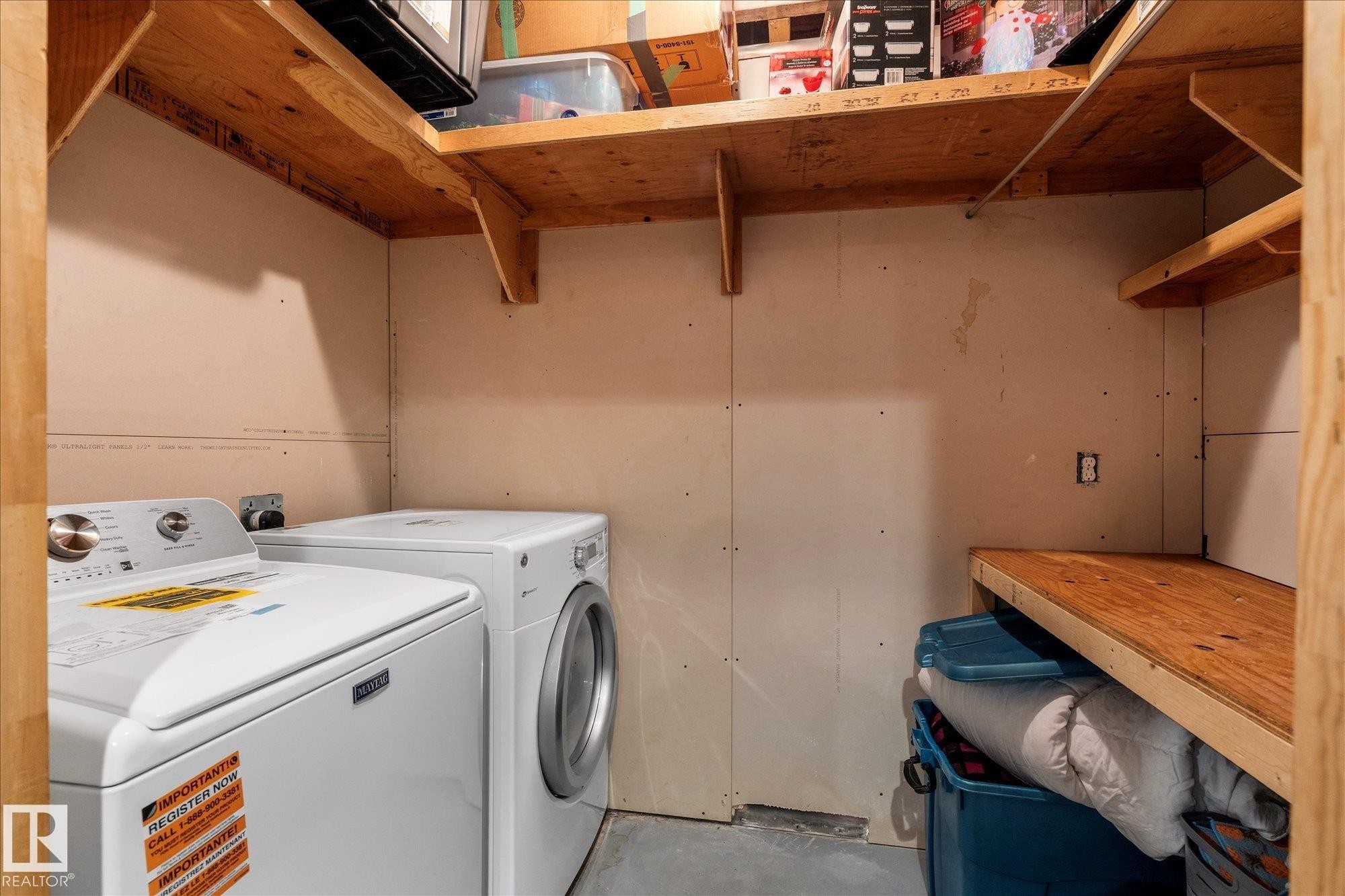 4126 6A Street, Edmonton, AB - Indoor Photo Showing Laundry Room