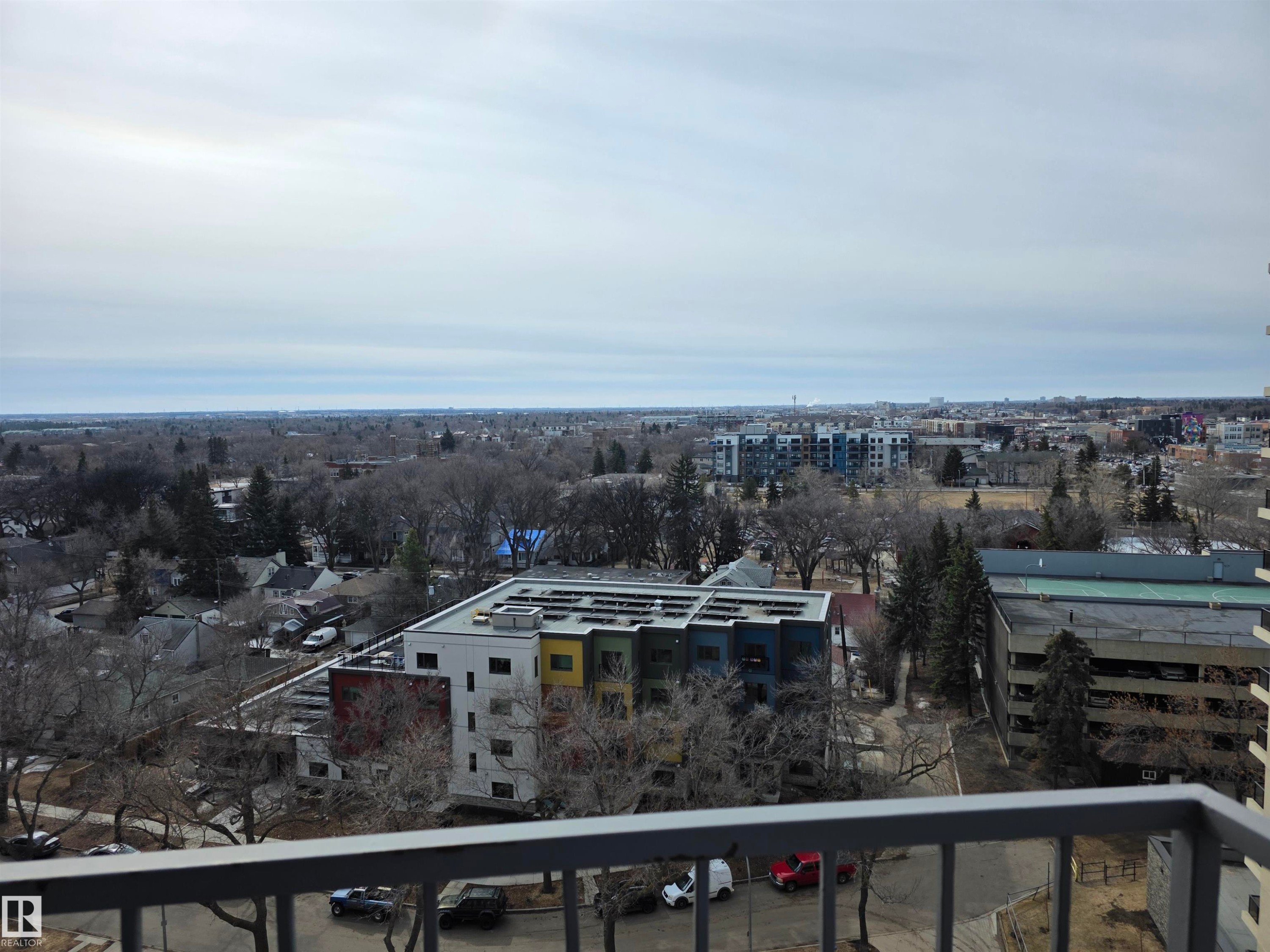 1201 10135 Saskatchewan Drive, Edmonton, AB - Outdoor With Balcony With View