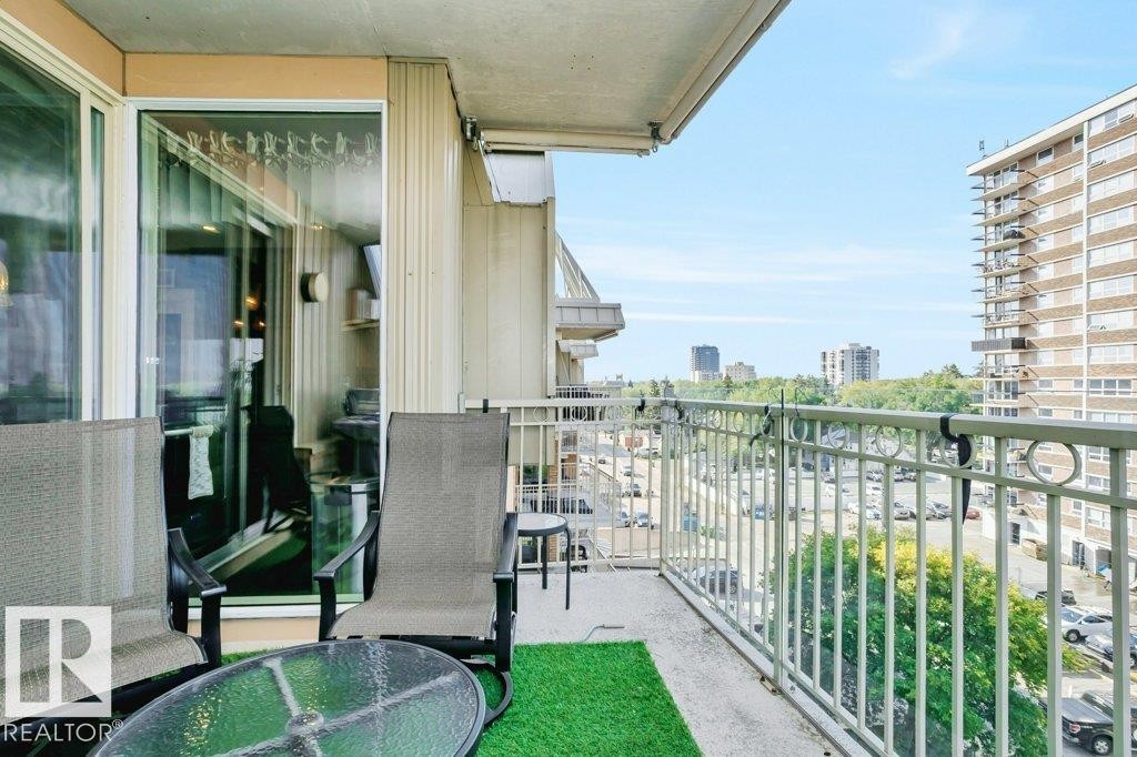 602 8728 Gateway Boulevard, Edmonton, AB - Outdoor With Balcony With Exterior