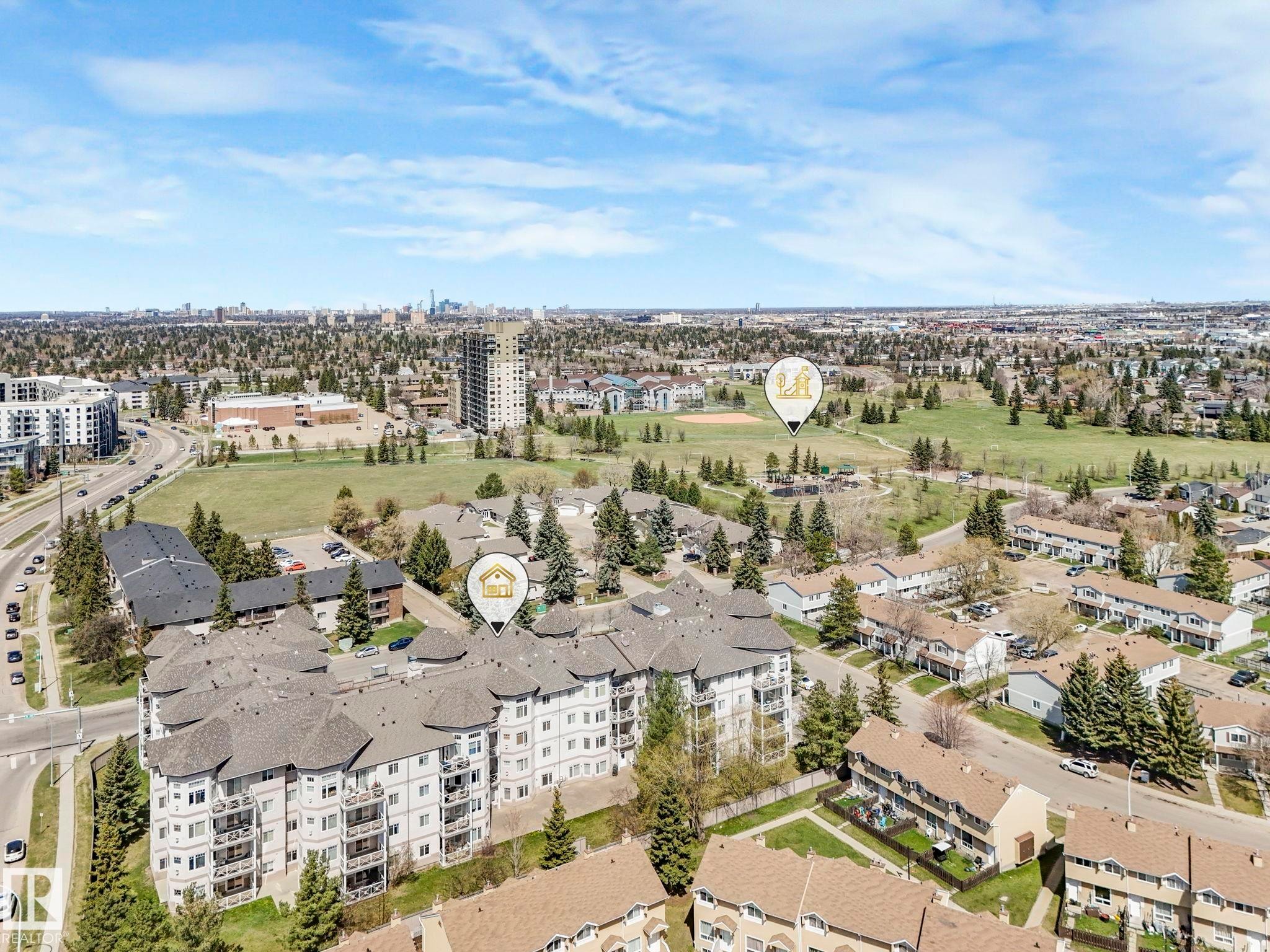 Image quality insufficient for description - 317 2420 108 Street, Edmonton, AB - Outdoor With View