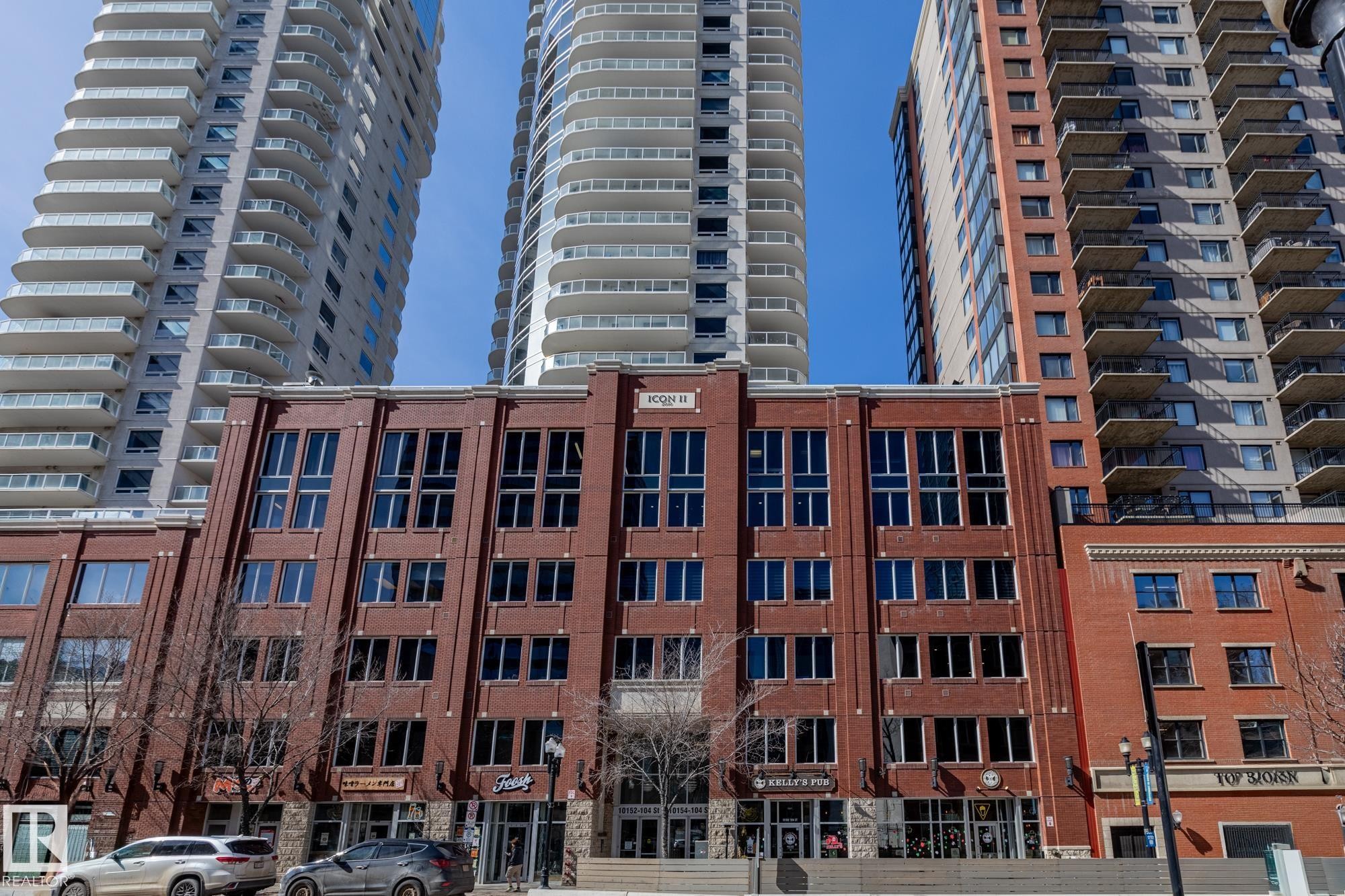 2304 10152 104 Street, Edmonton, AB - Outdoor With Balcony With Facade