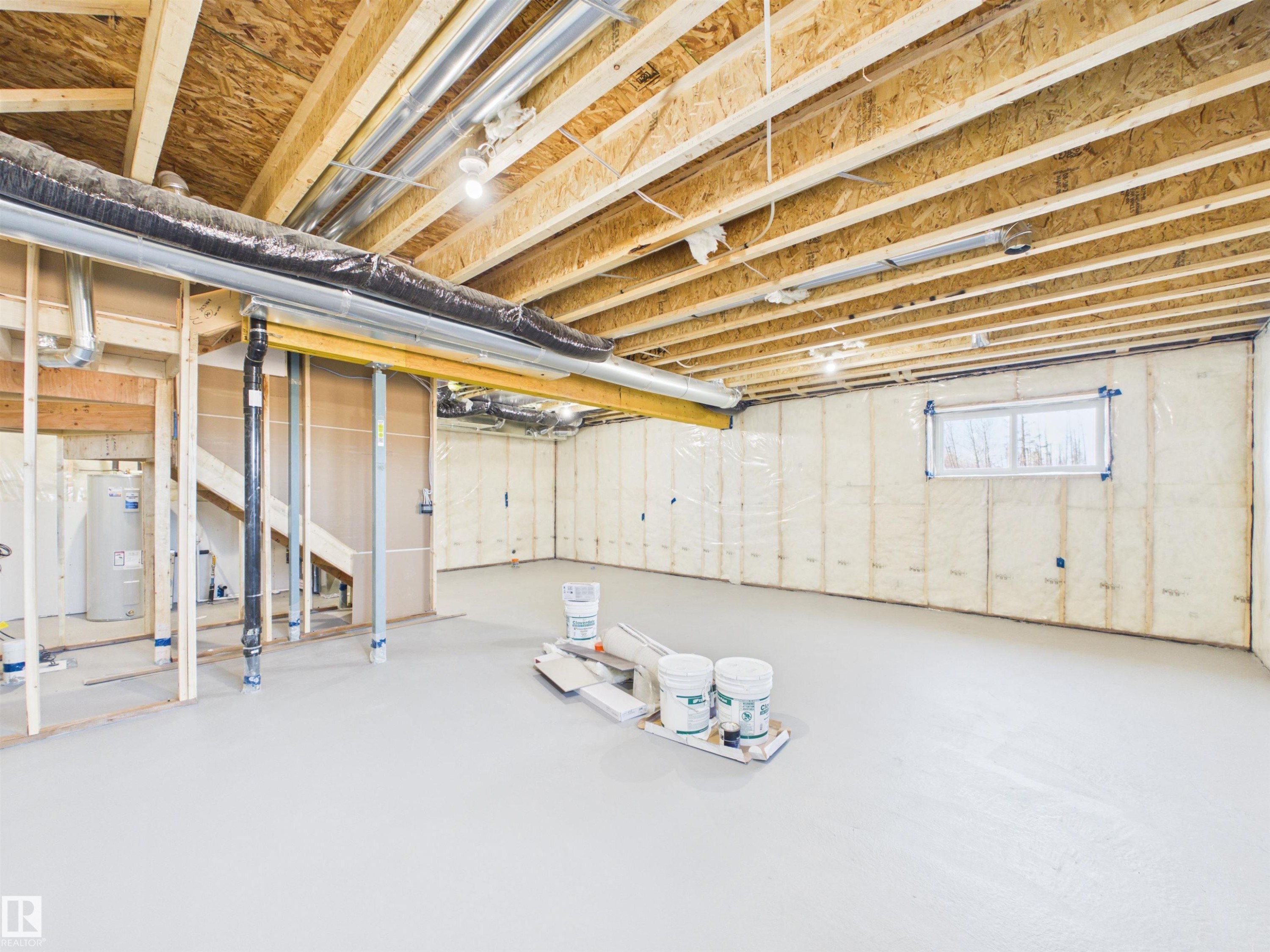 407 Brickyard Point(E), Stony Plain, AB - Indoor Photo Showing Basement
