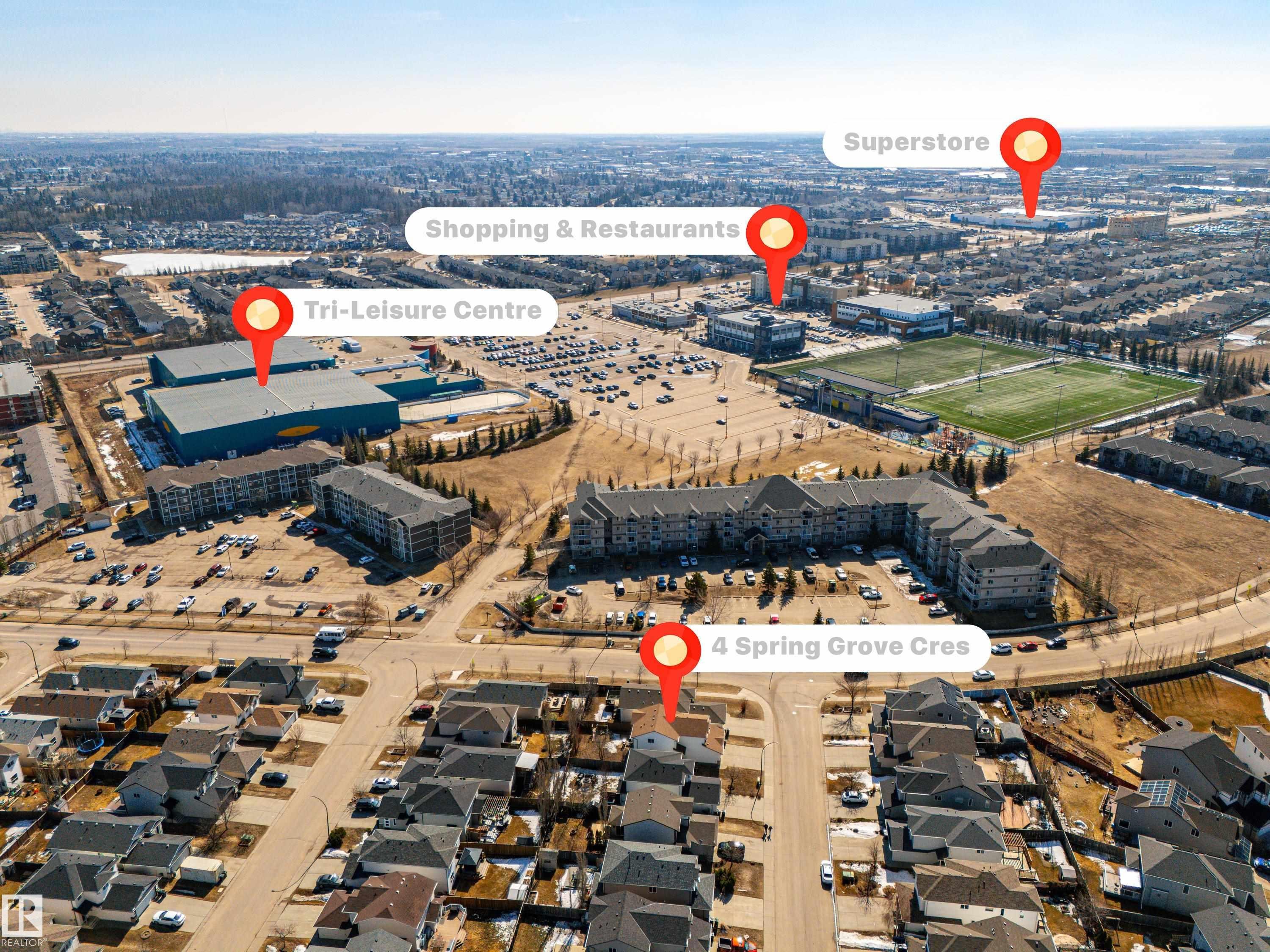 4 Spring Grove Crescent, Spruce Grove, AB - Outdoor With View