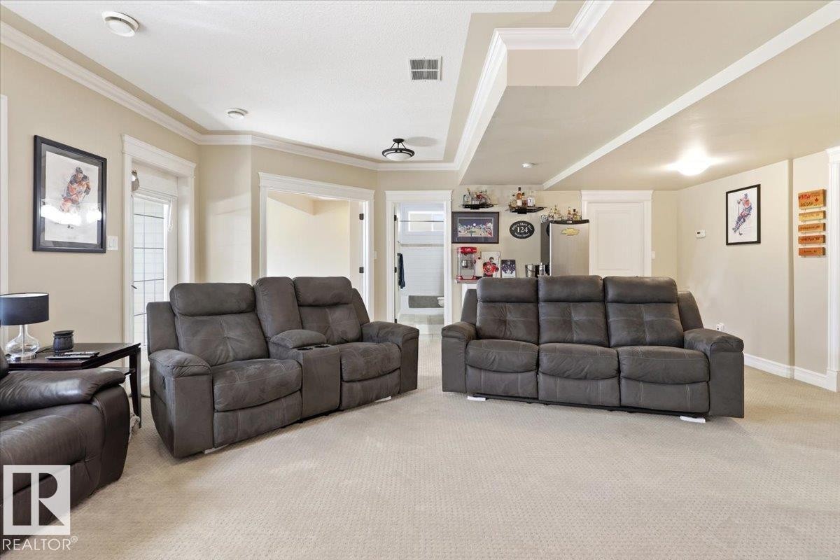 30 Ravine Drive, Devon, AB - Indoor Photo Showing Living Room