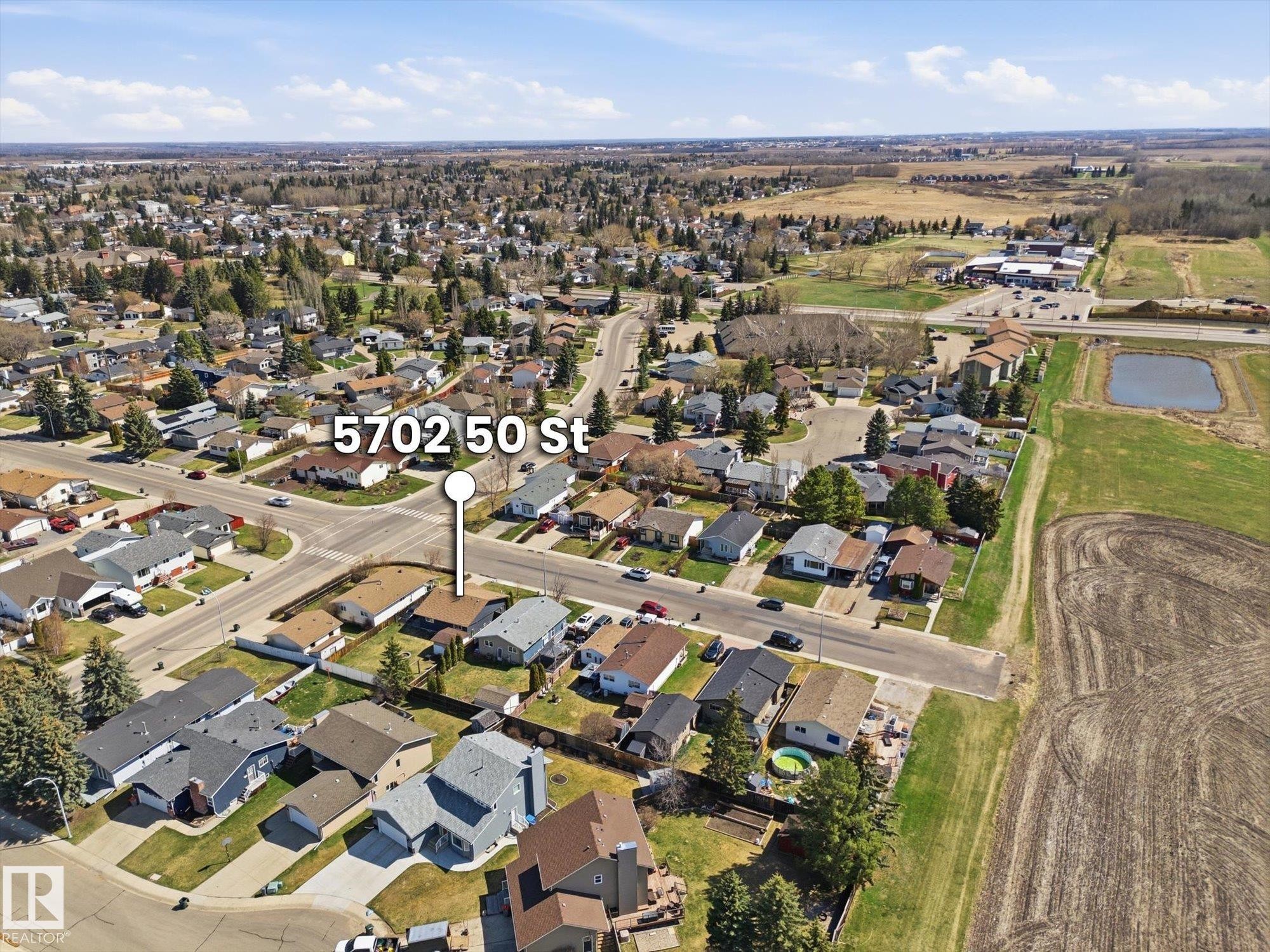 5702 50 Street, Stony Plain, AB - Outdoor With View