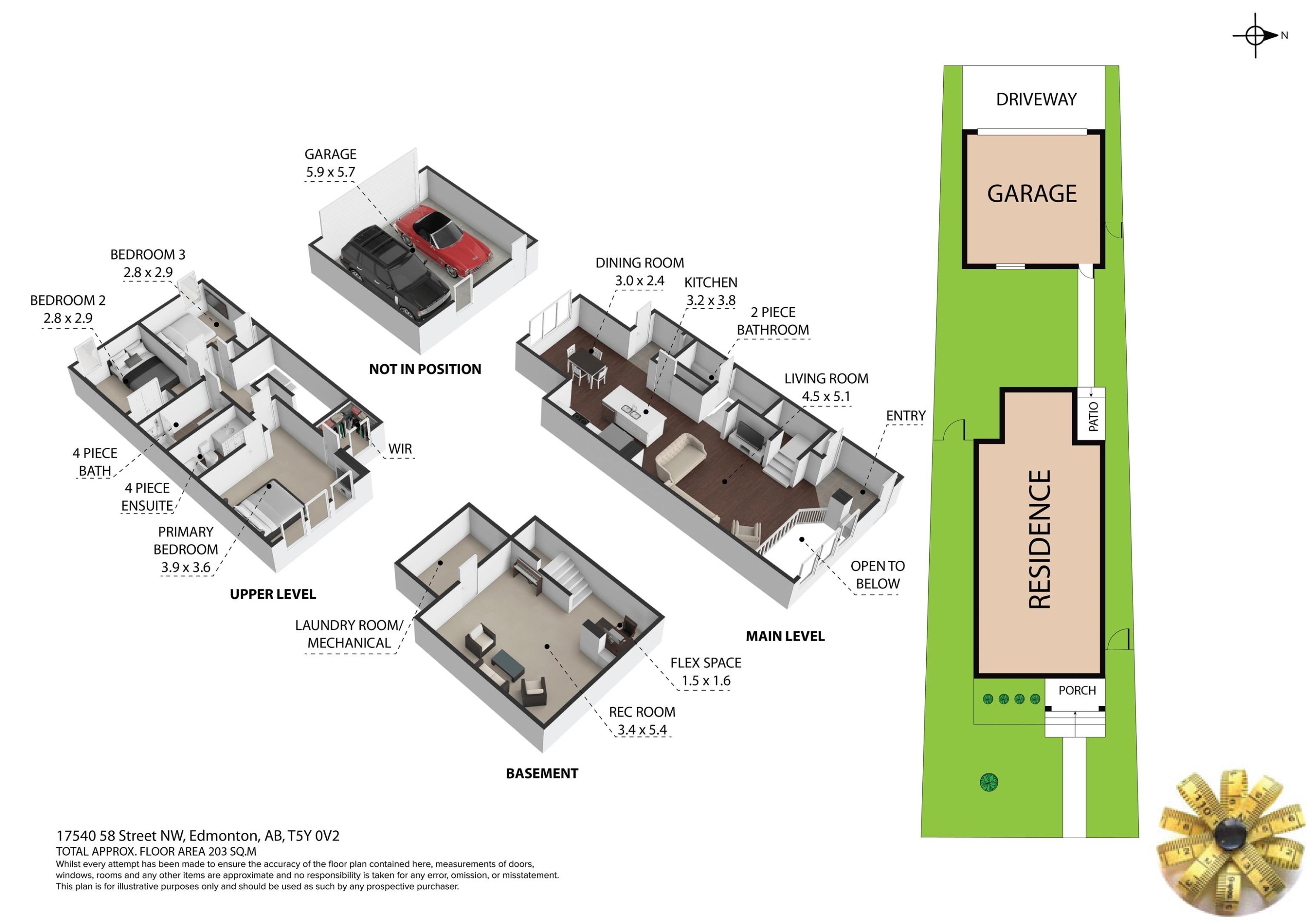 Floor plan - 17540 58 Street Nw, Edmonton, AB