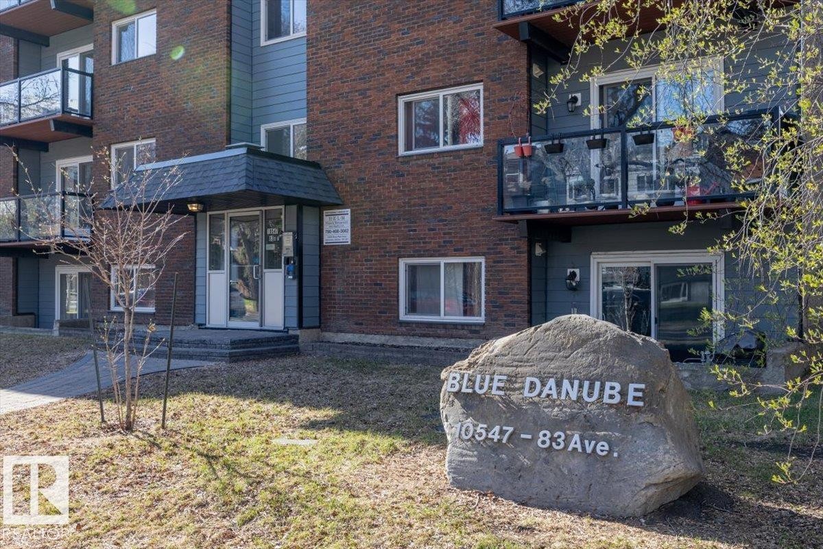 201 10547 83 Avenue, Edmonton, AB - Outdoor With Balcony