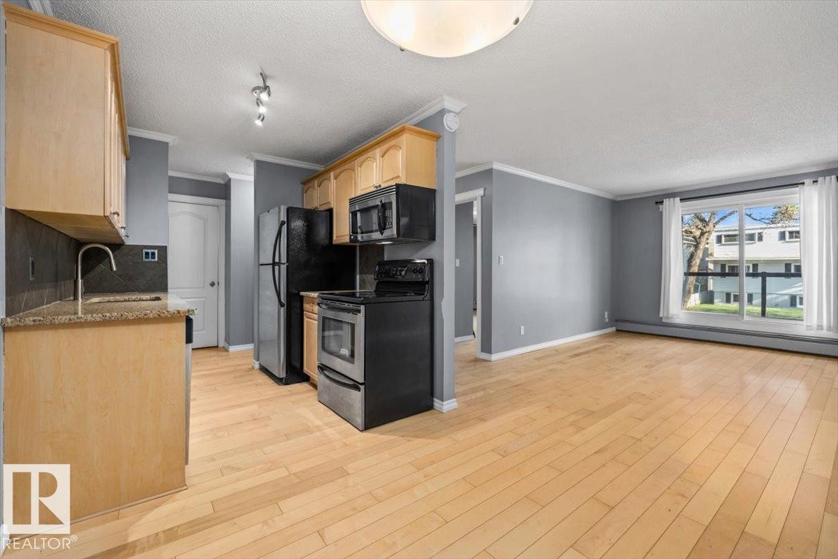201 10547 83 Avenue, Edmonton, AB - Indoor Photo Showing Kitchen