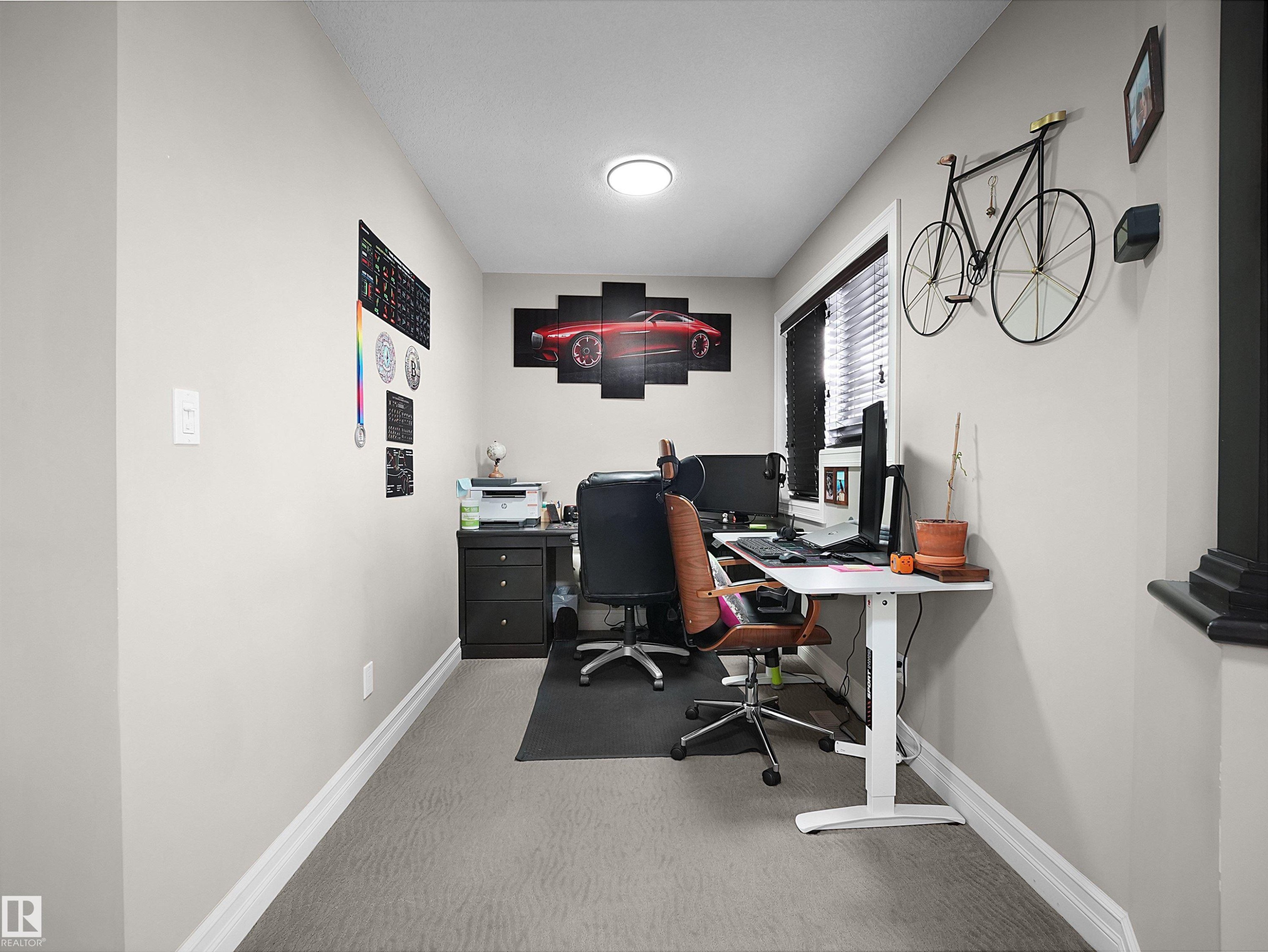 2422 Warry Place, Edmonton, AB - Indoor Photo Showing Office