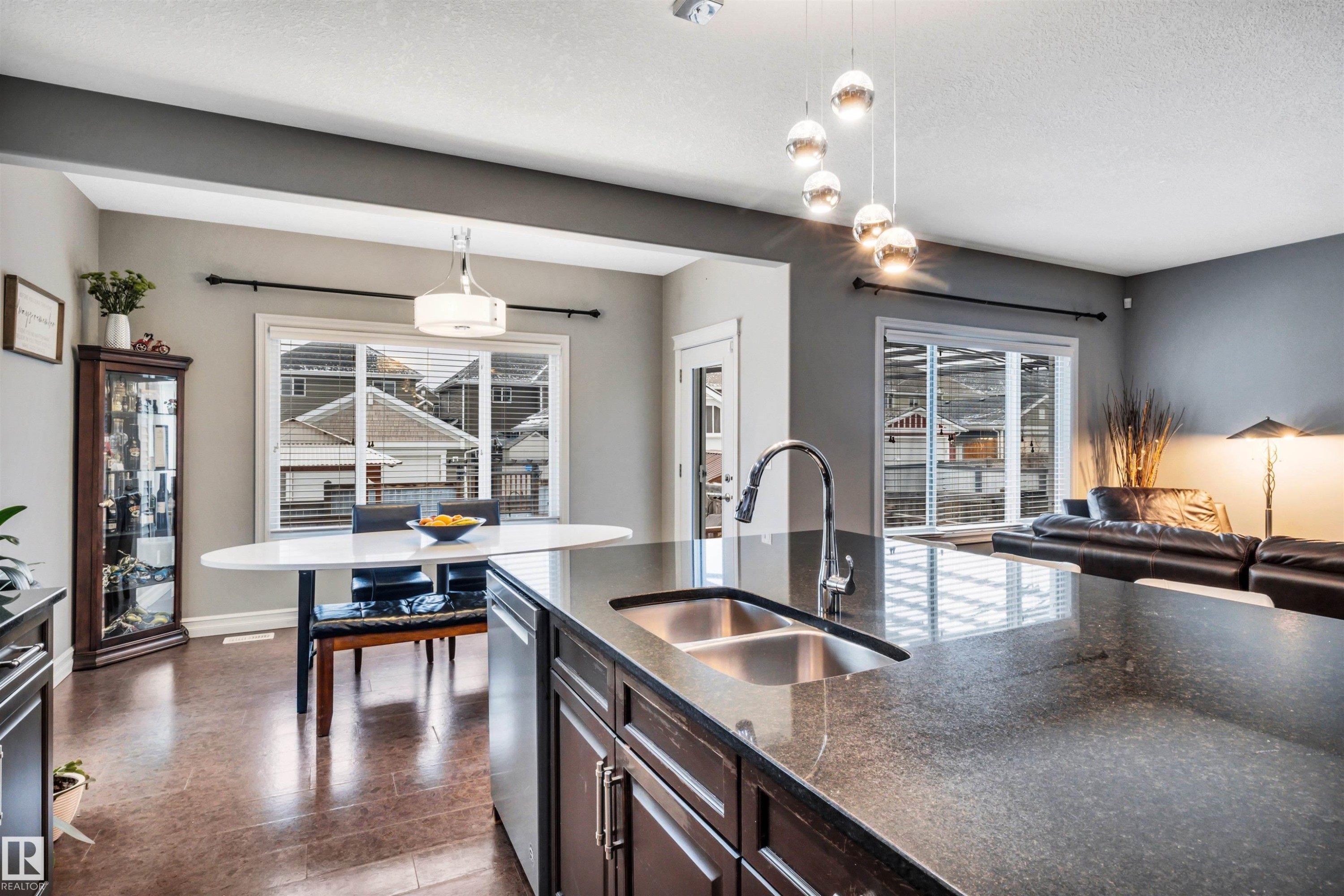 7728 18 Avenue, Edmonton, AB - Indoor Photo Showing Kitchen With Double Sink