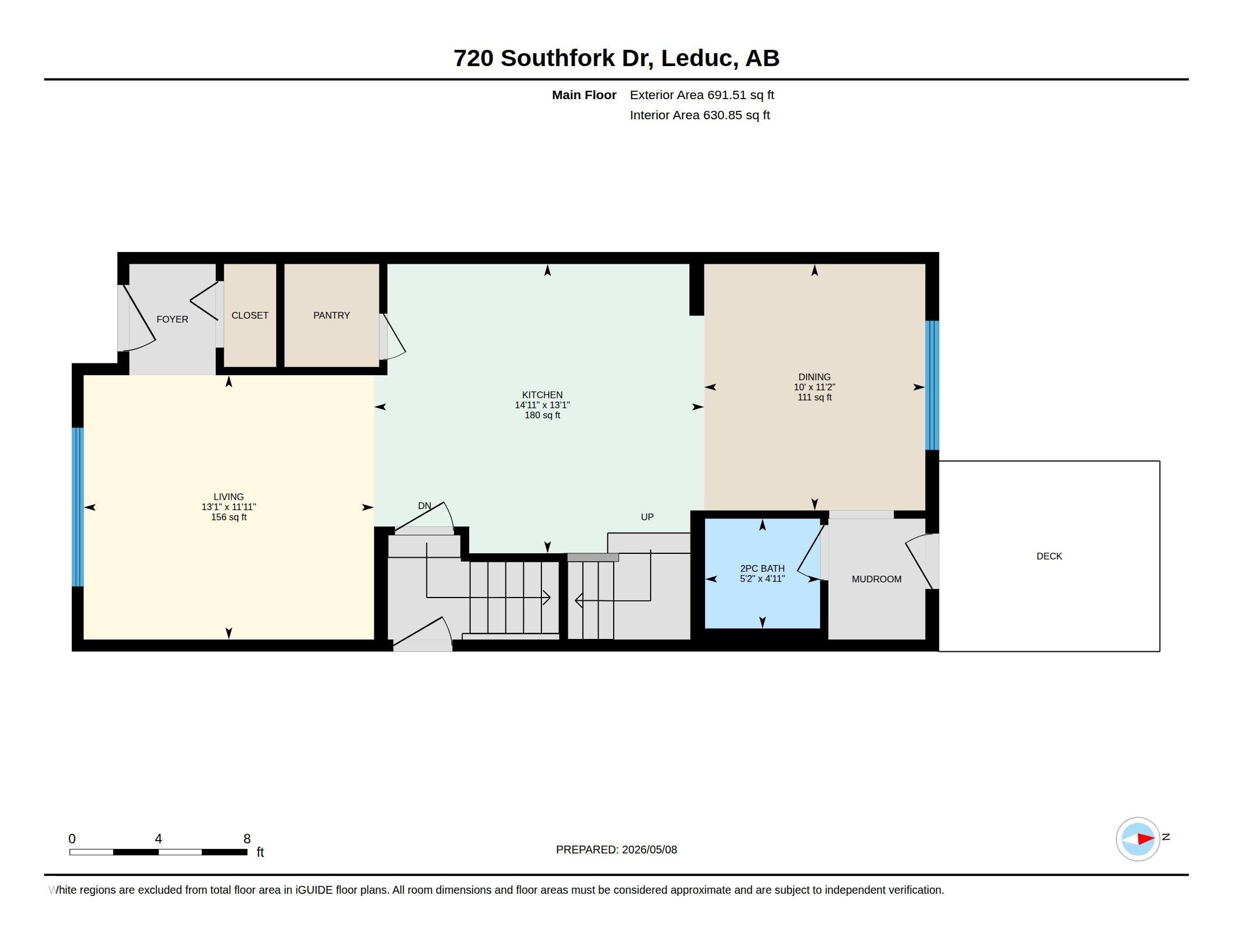Floor plan - 720 Southfork Drive, Leduc, AB - Other