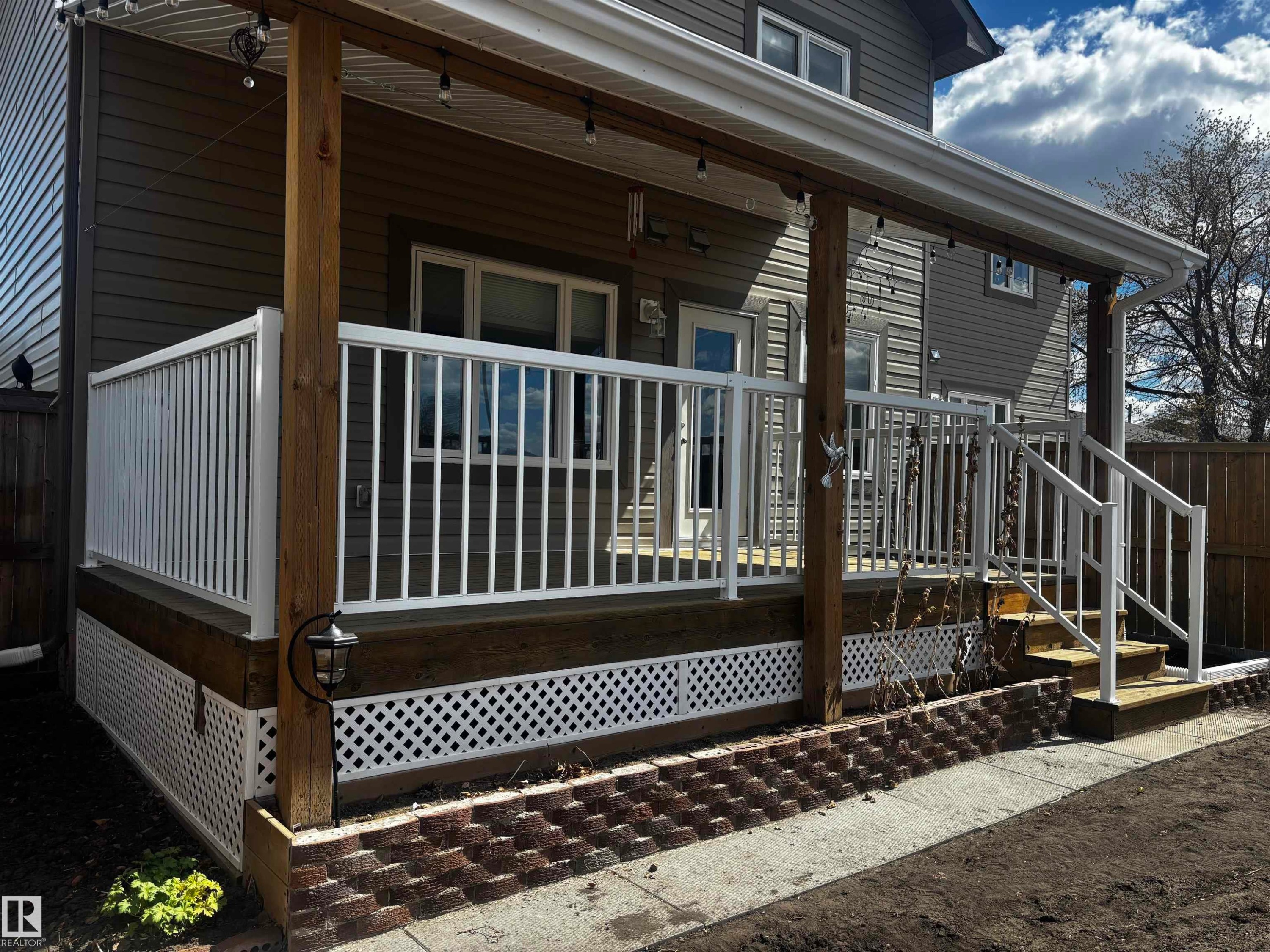 4914 47 Street, Redwater, AB - Outdoor With Deck Patio Veranda With Exterior