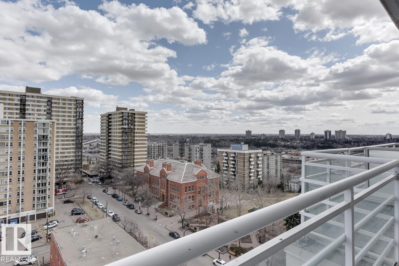 1201 10504 99 Avenue, Edmonton, AB - Outdoor With Balcony With View
