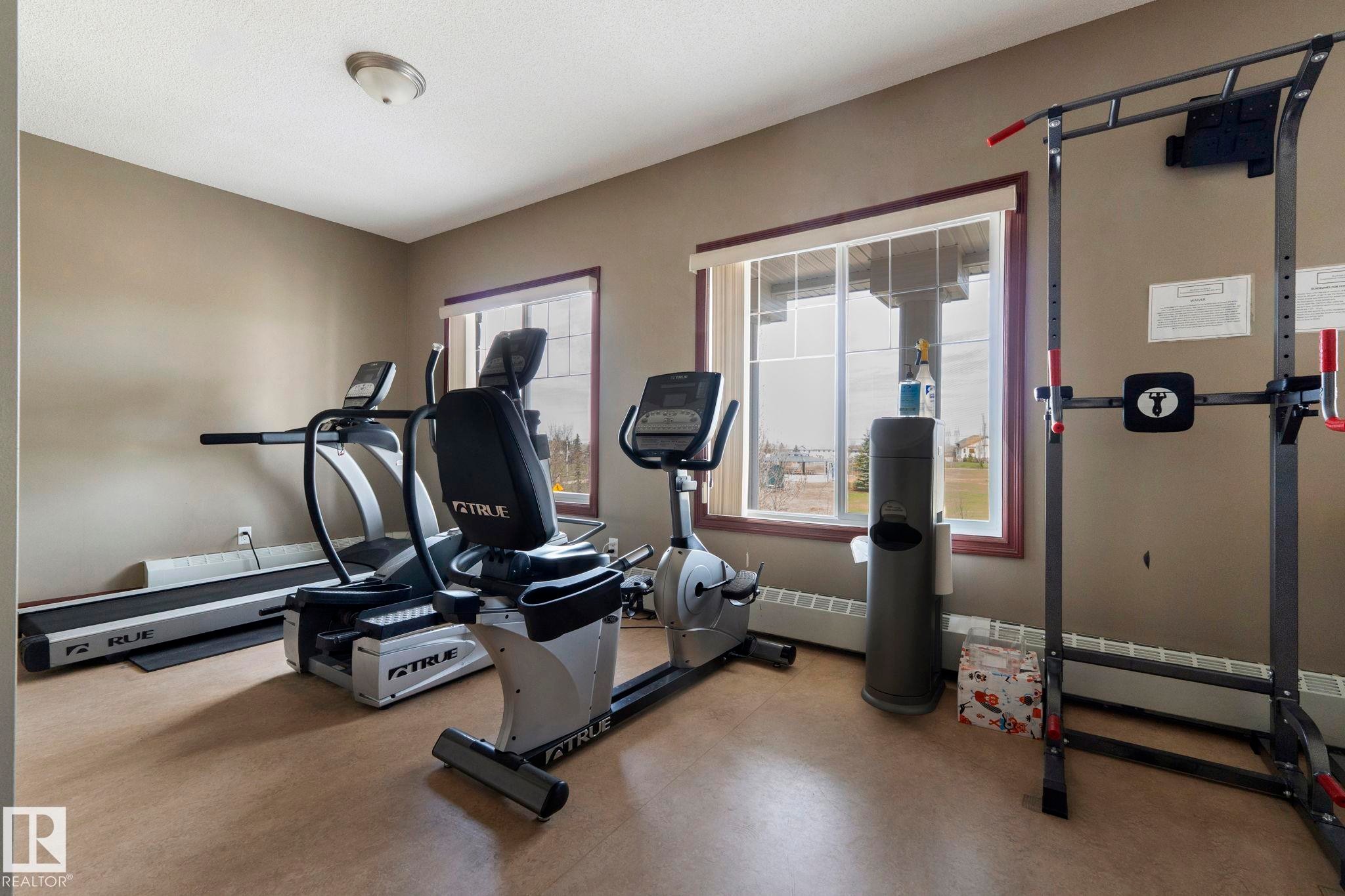 237 263 Macewan Road, Edmonton, AB - Indoor Photo Showing Gym Room