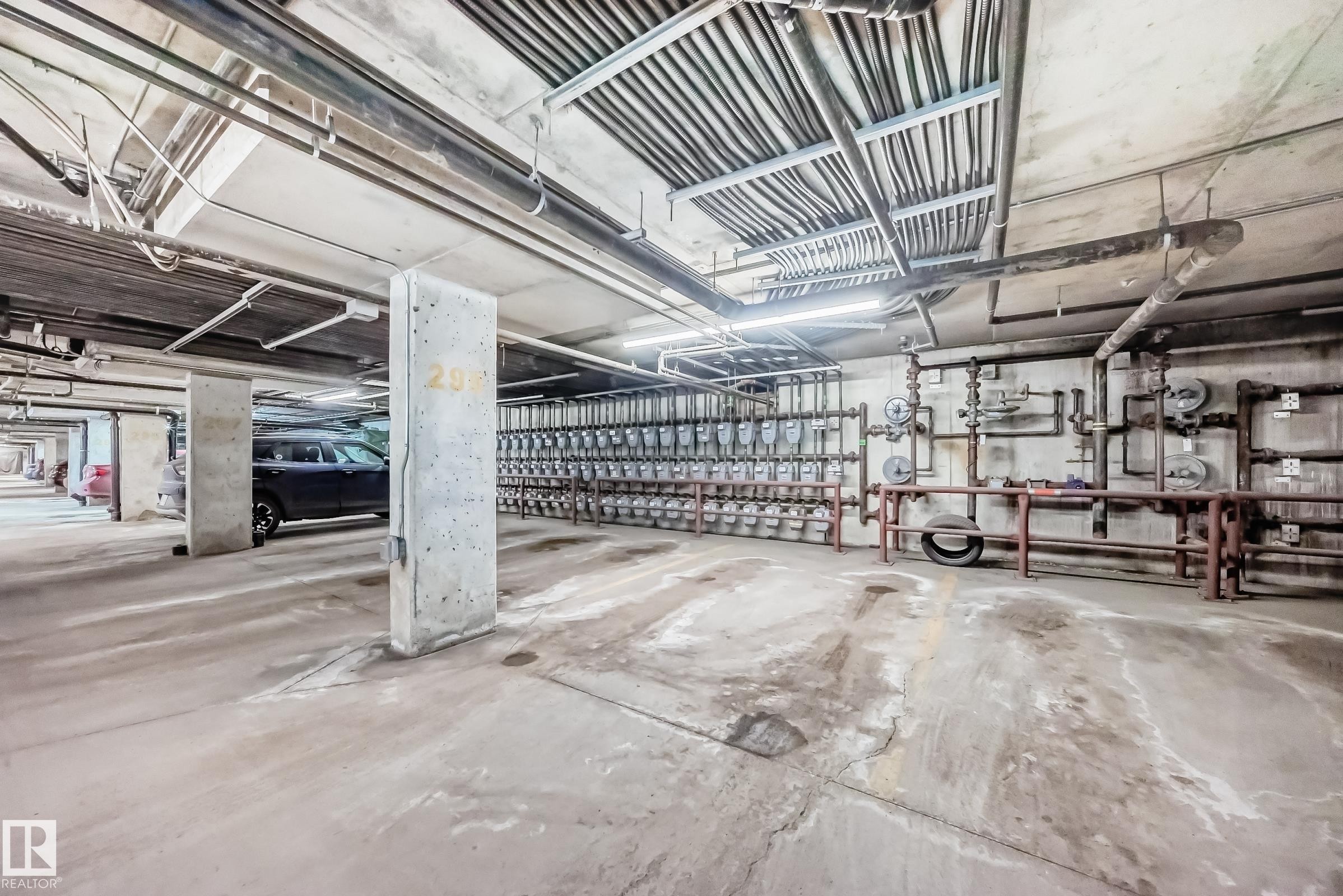 223 10407 122 Street, Edmonton, AB - Indoor Photo Showing Garage