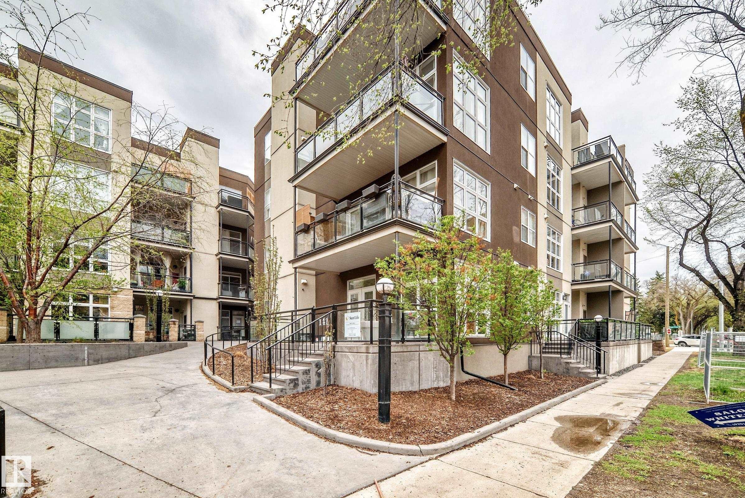 223 10407 122 Street, Edmonton, AB - Outdoor With Balcony With Facade