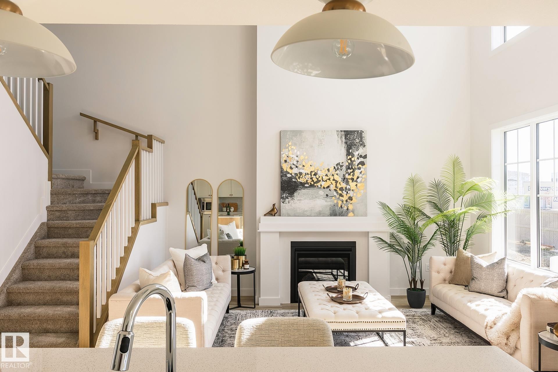 75 Chartres Close, St. Albert, AB - Indoor With Fireplace
