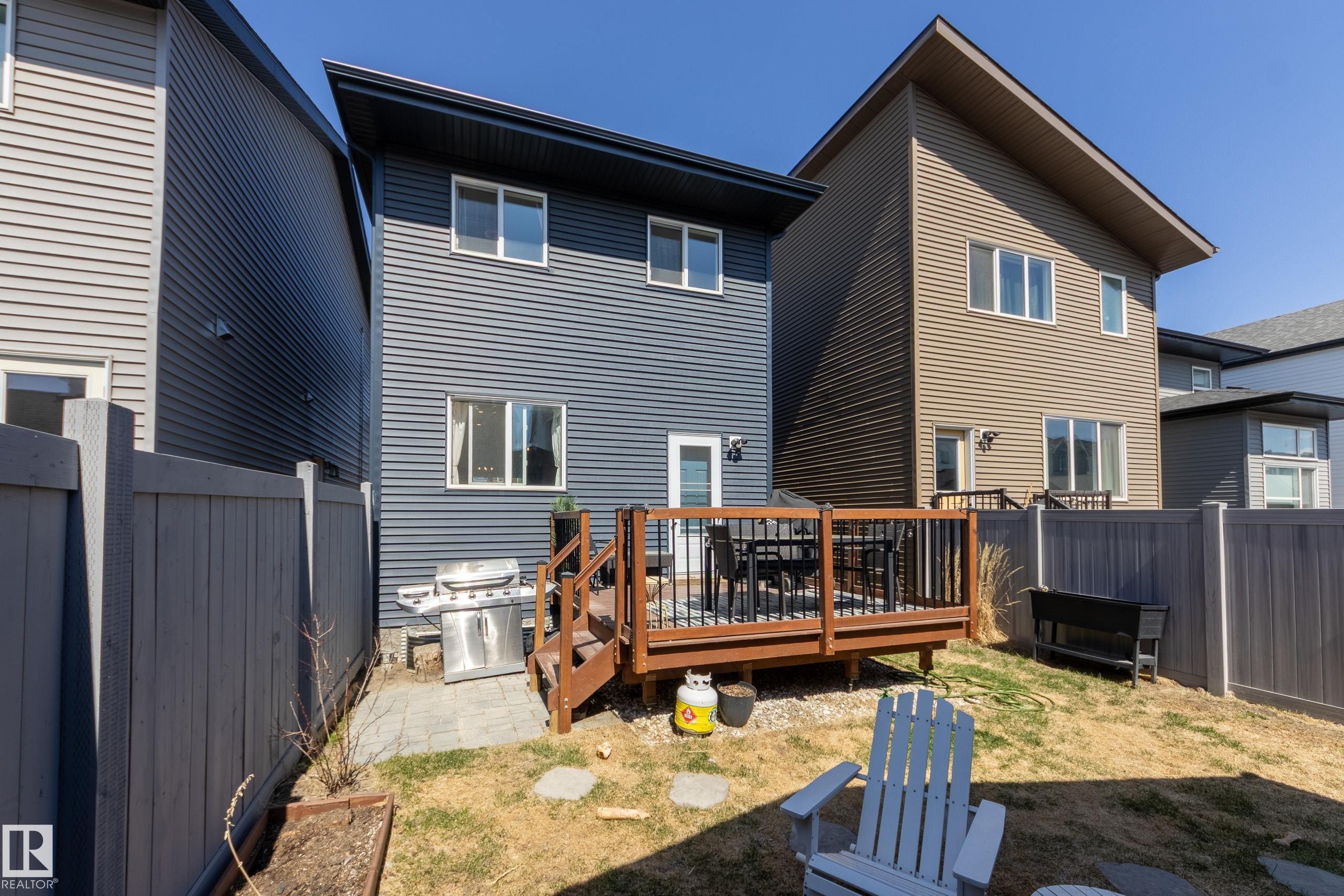 19281 22A Avenue, Edmonton, AB - Outdoor With Deck Patio Veranda With Exterior