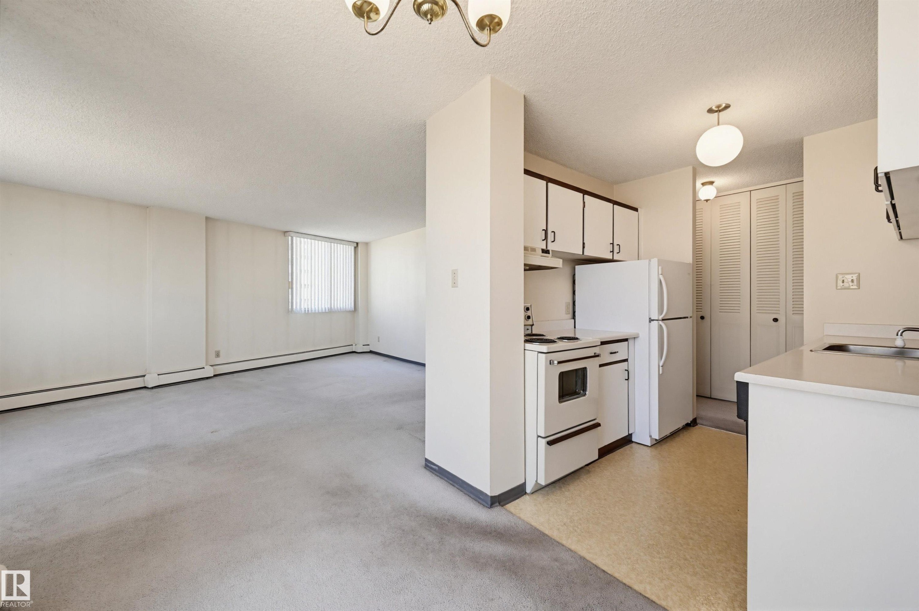 701 12141 Jasper Avenue, Edmonton, AB - Indoor Photo Showing Kitchen
