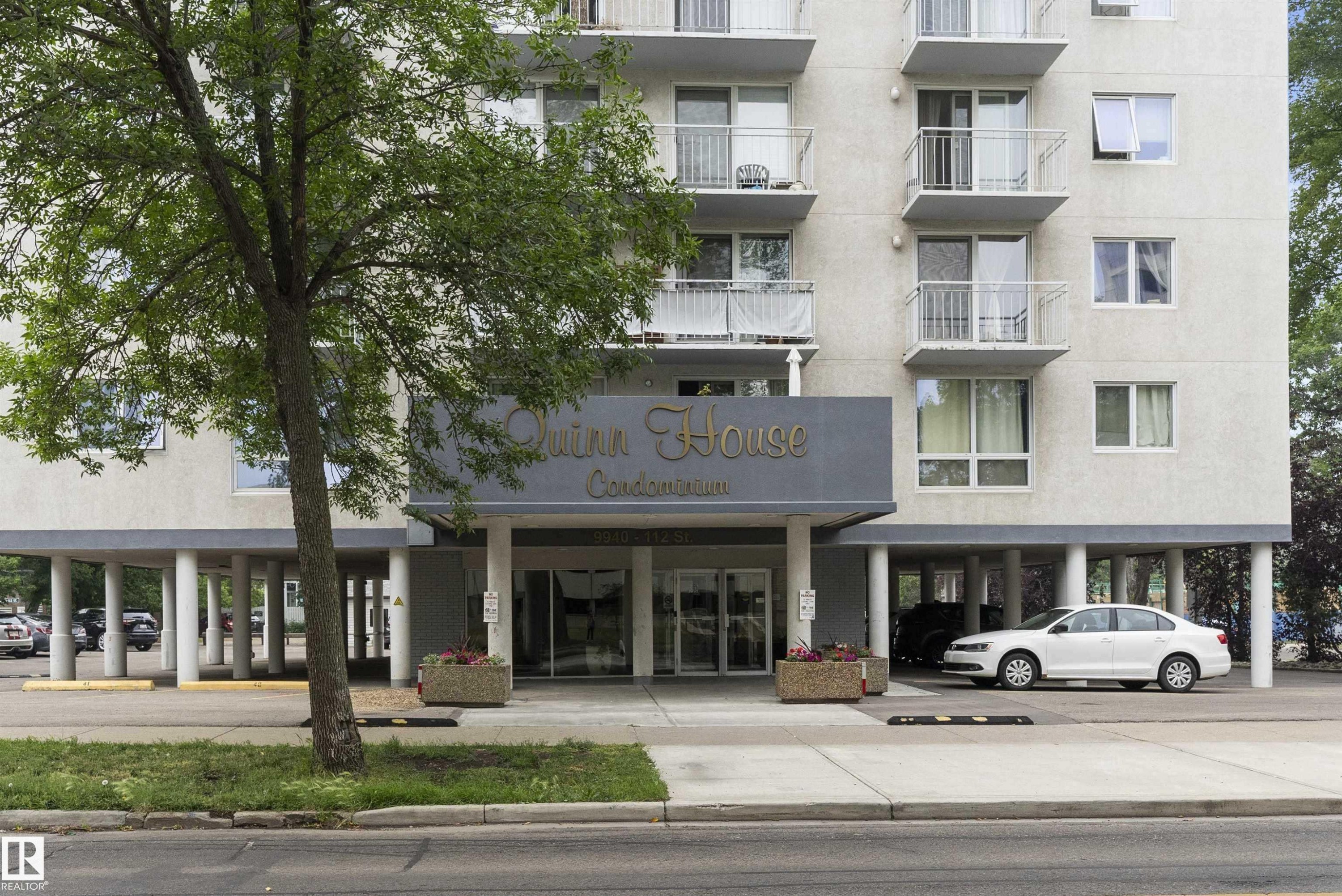 905 9940 112 Street, Edmonton, AB - Outdoor With Balcony With Facade