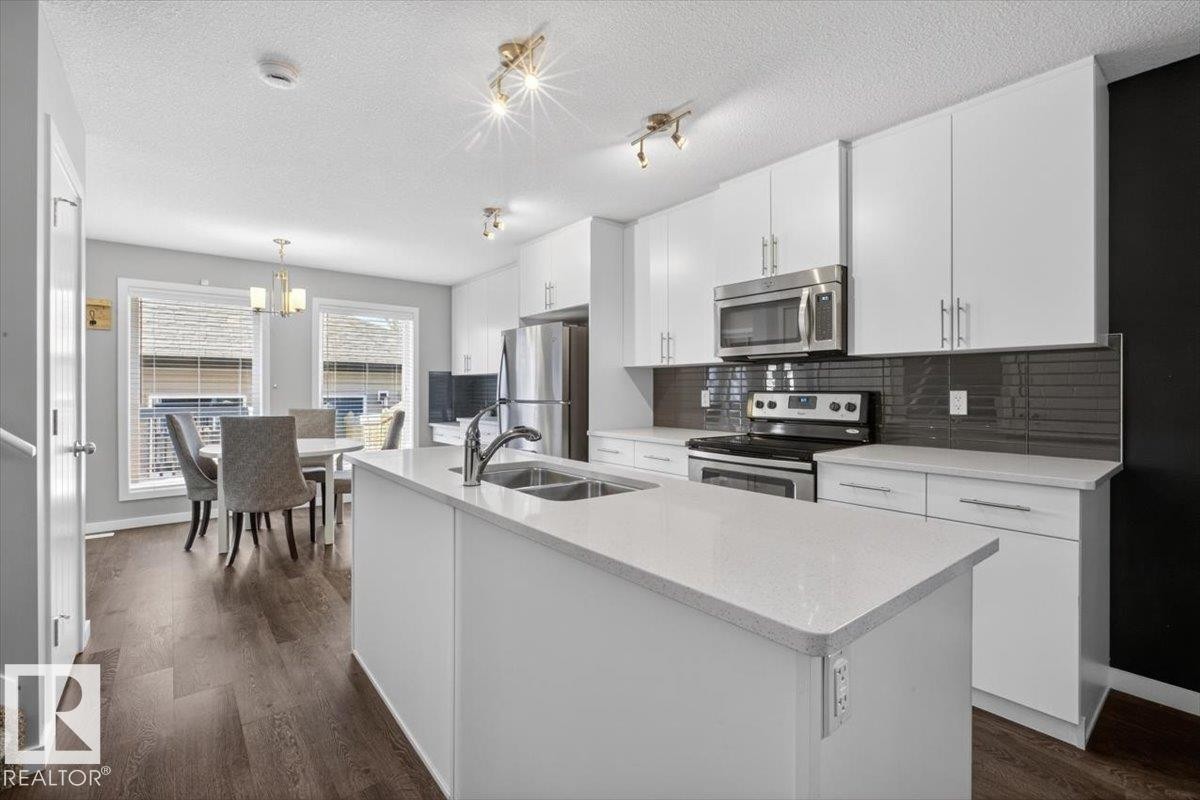 14835 103 Avenue, Edmonton, AB - Indoor Photo Showing Kitchen With Double Sink With Upgraded Kitchen