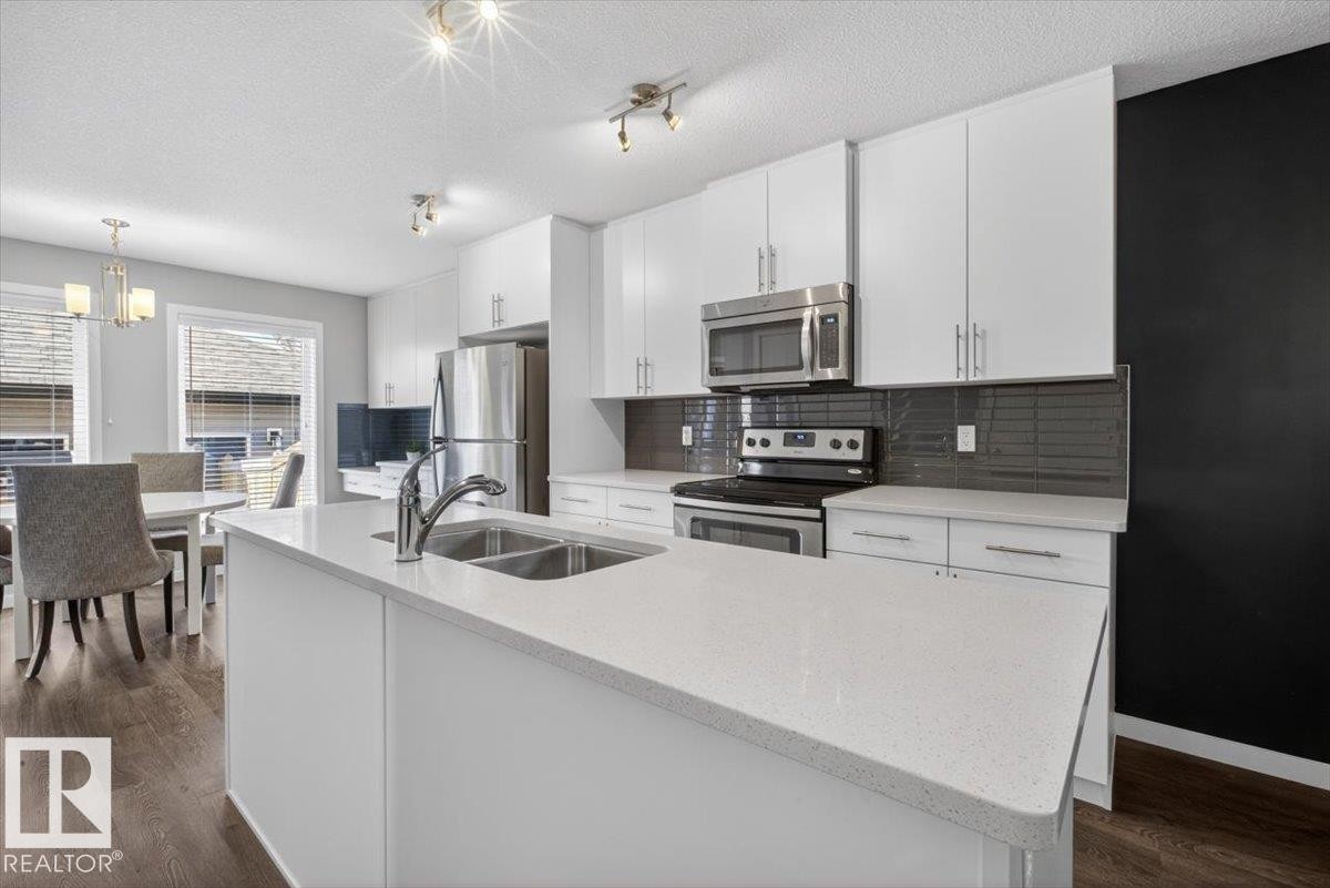 14835 103 Avenue, Edmonton, AB - Indoor Photo Showing Kitchen With Double Sink With Upgraded Kitchen