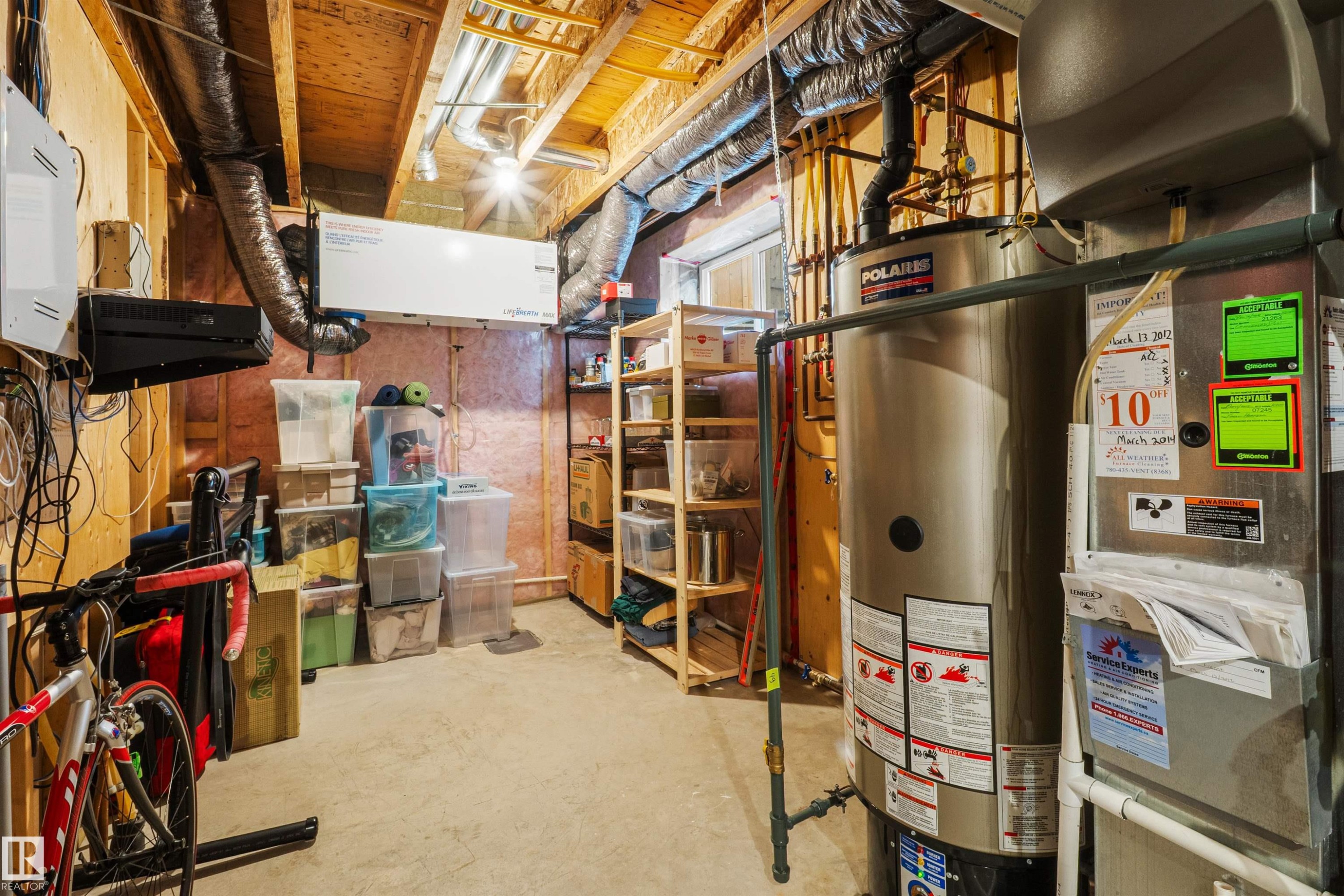 8839 93 Street, Edmonton, AB - Indoor Photo Showing Basement