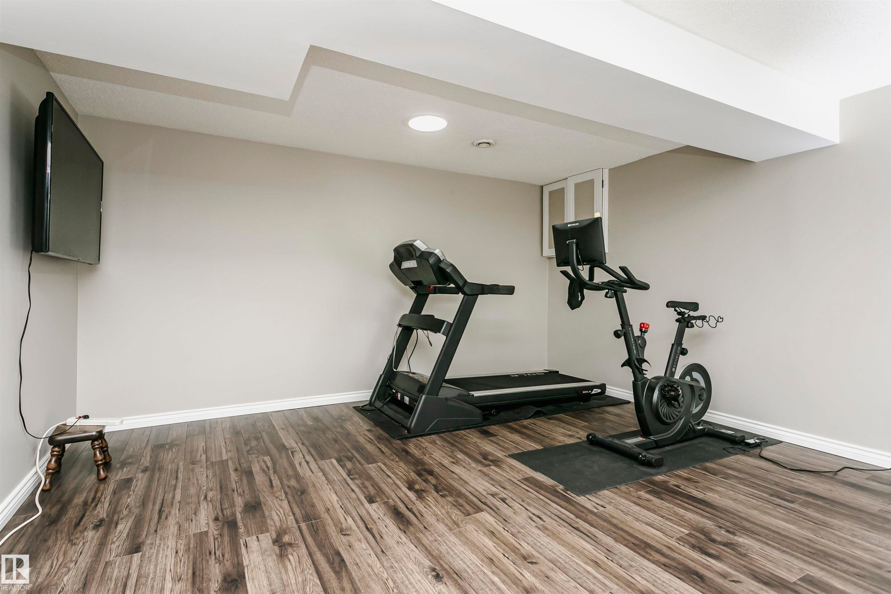 1044 106 Street, Edmonton, AB - Indoor Photo Showing Gym Room