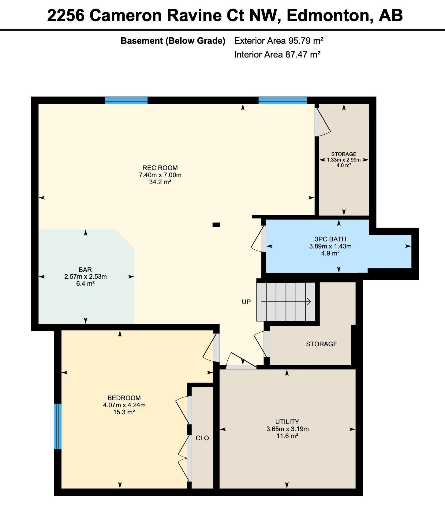 Floor plan - 2256 Cameron Ravine Court, Edmonton, AB - Other