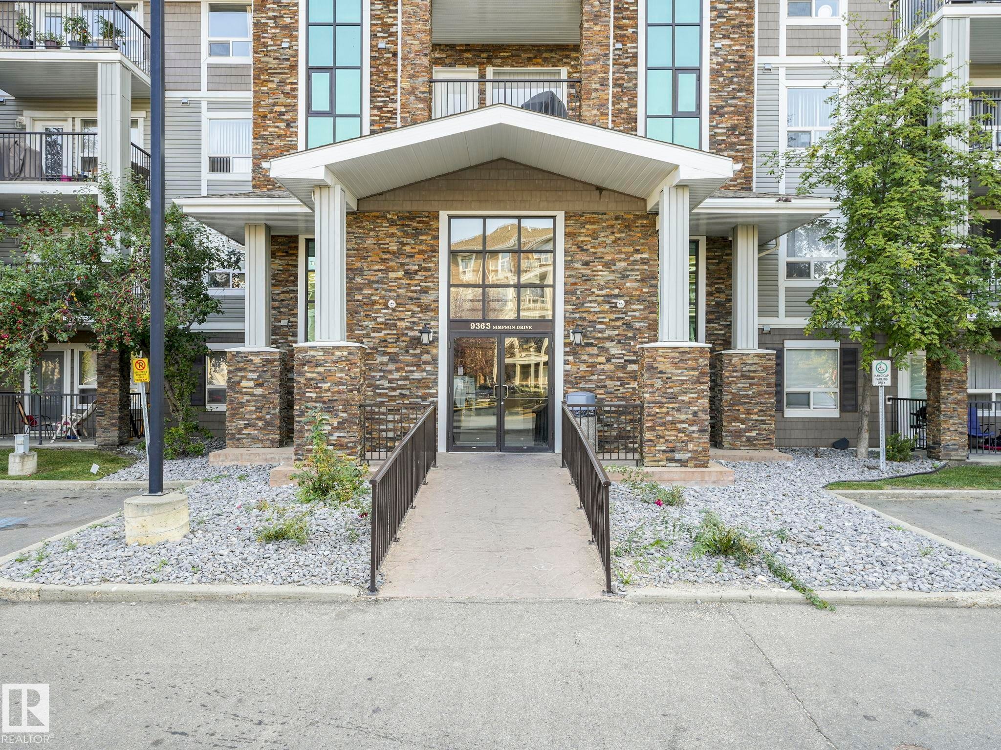#1437 9363 Simpson Dr Nw, Edmonton, AB - Outdoor With Balcony With Facade