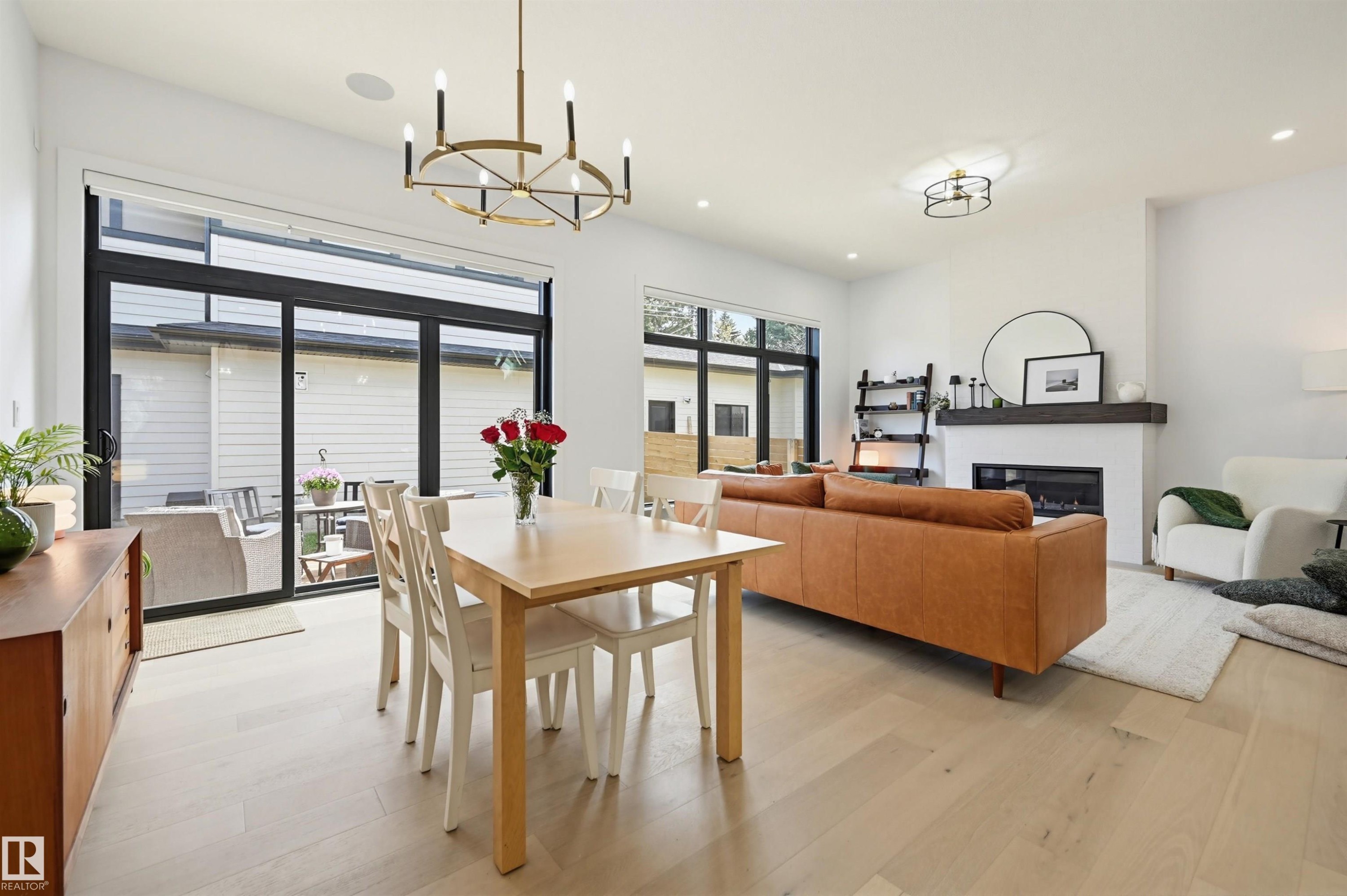 8723 138 Street, Edmonton, AB - Indoor With Fireplace