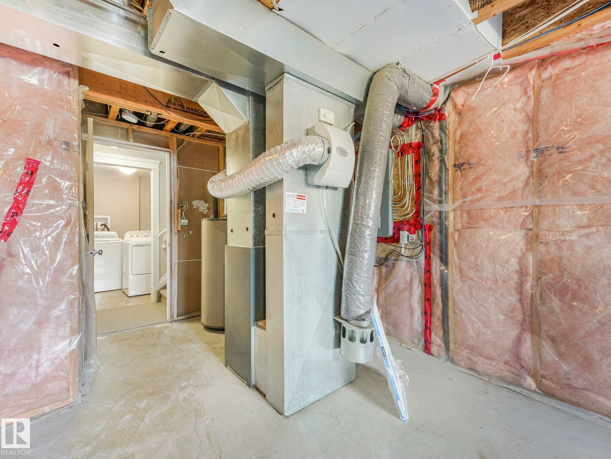 86 Meridian Loop Nw, Stony Plain, AB - Indoor Photo Showing Basement