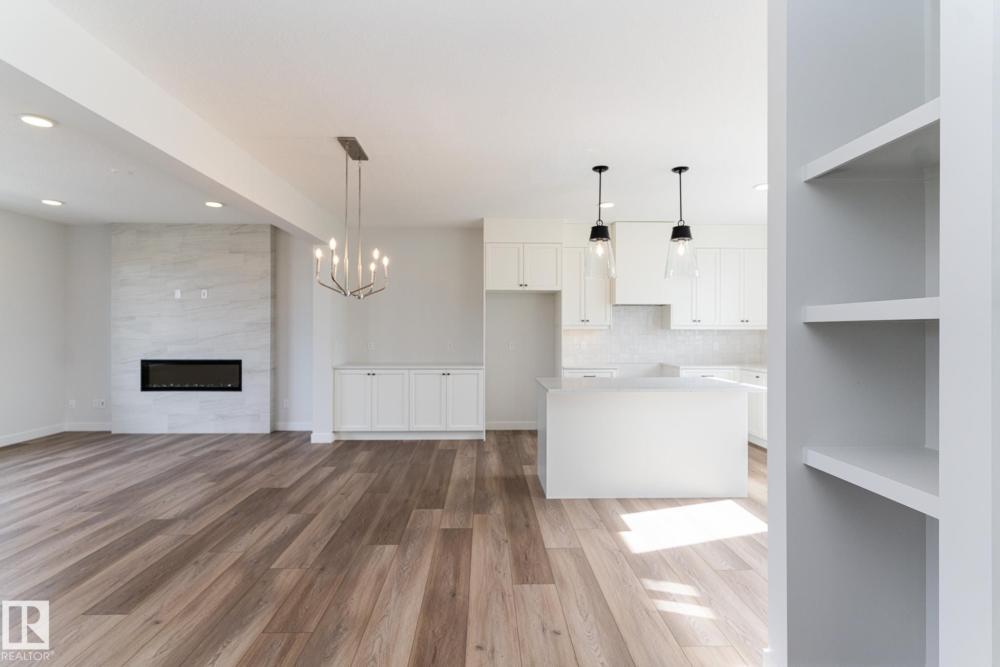 7135 May Crescent, Edmonton, AB - Indoor With Fireplace