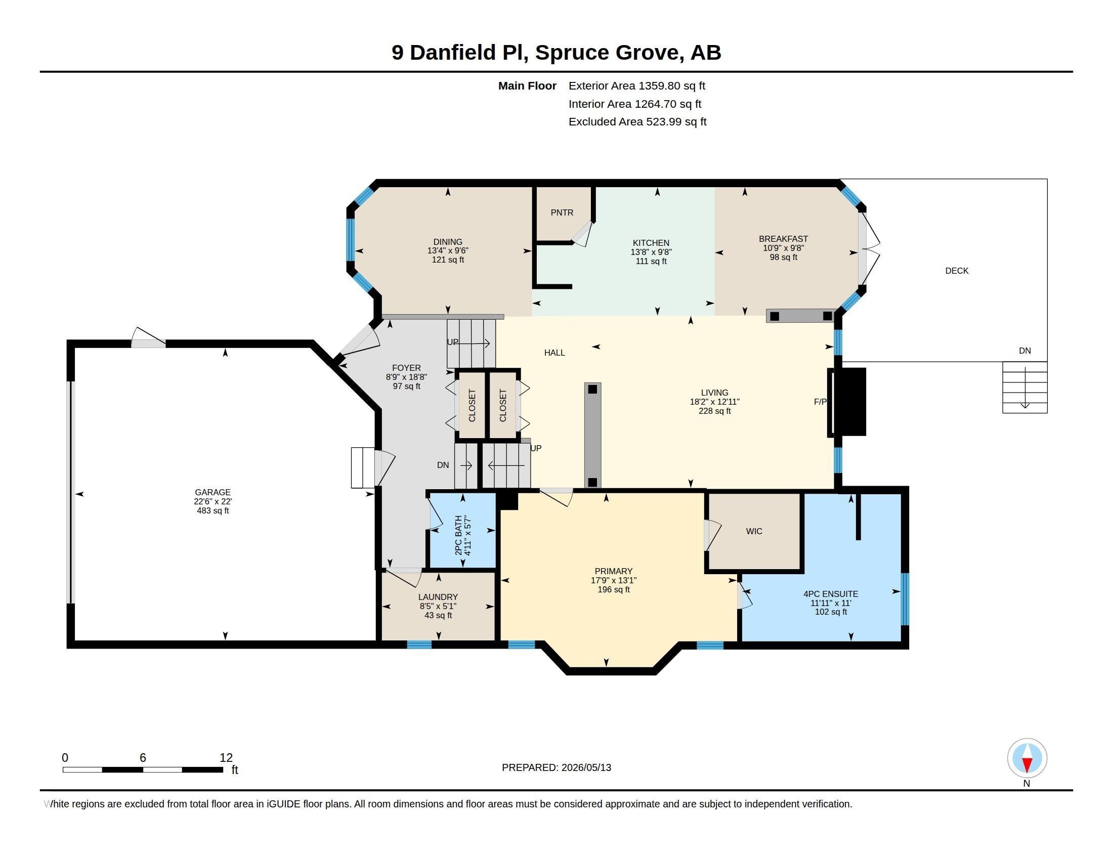 Floor plan - 9 Danfield Place, Spruce Grove, AB - Other