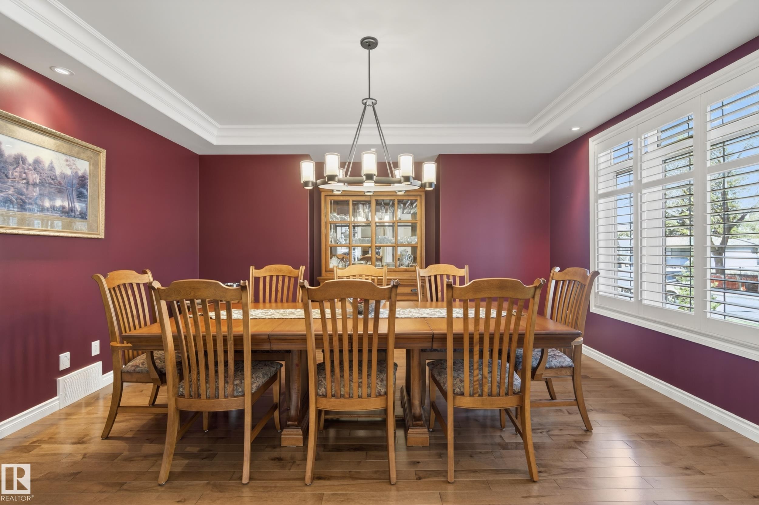 11523 80 Avenue, Edmonton, AB - Indoor Photo Showing Dining Room