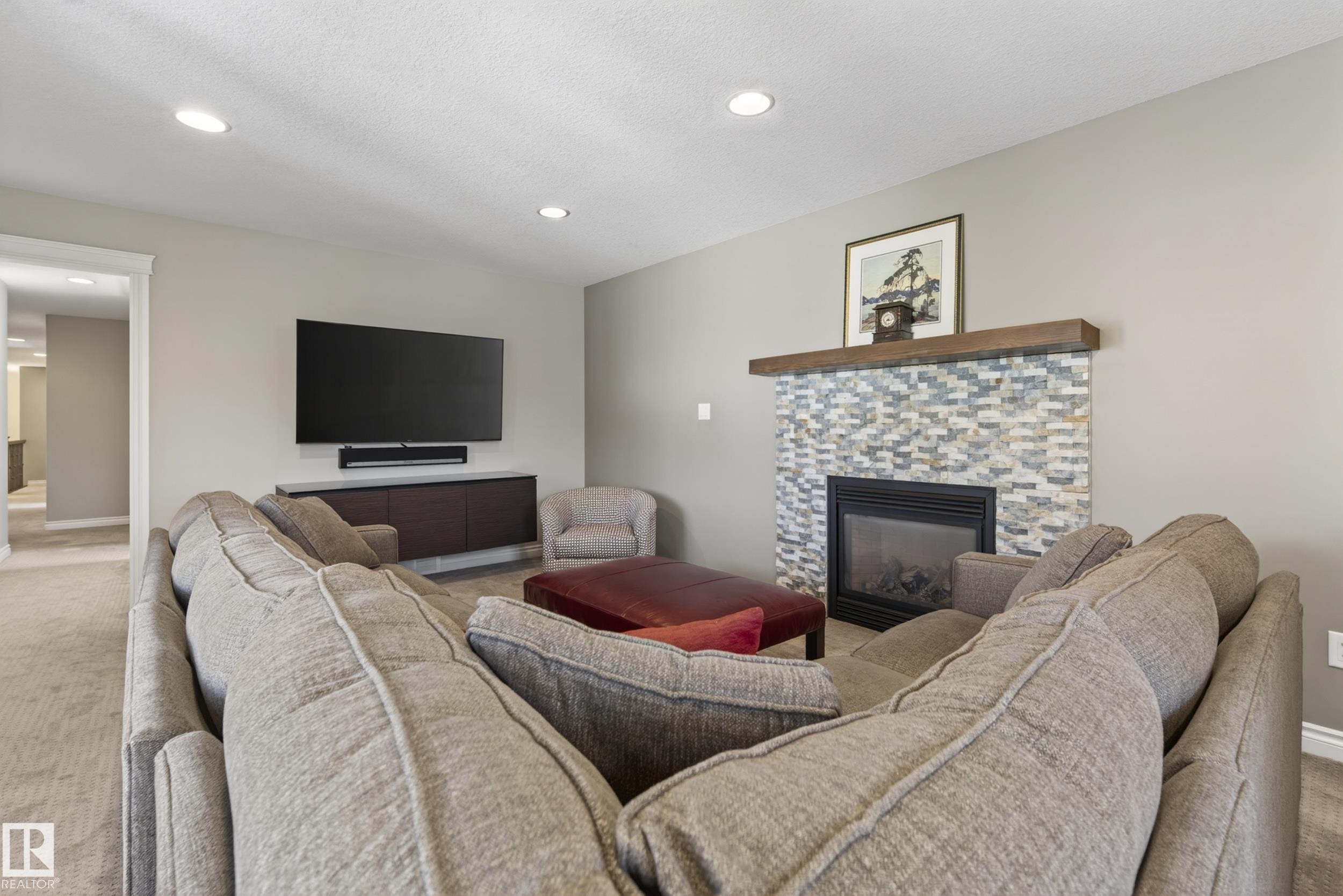 11523 80 Avenue, Edmonton, AB - Indoor With Fireplace