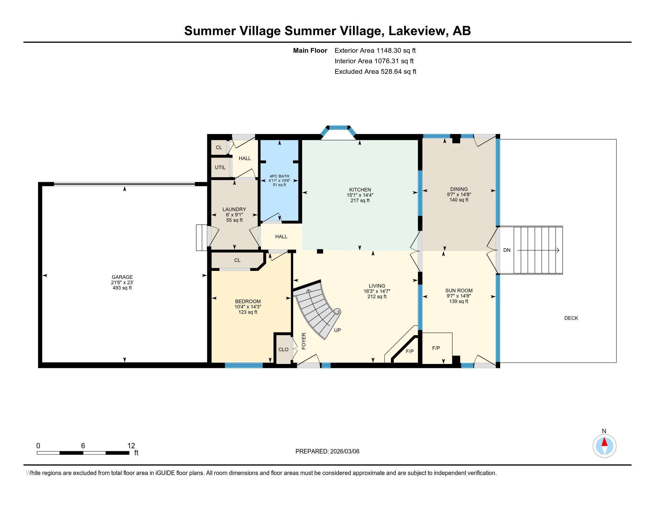Floor plan - 104 Bayview Drive, Rural Parkland County, AB