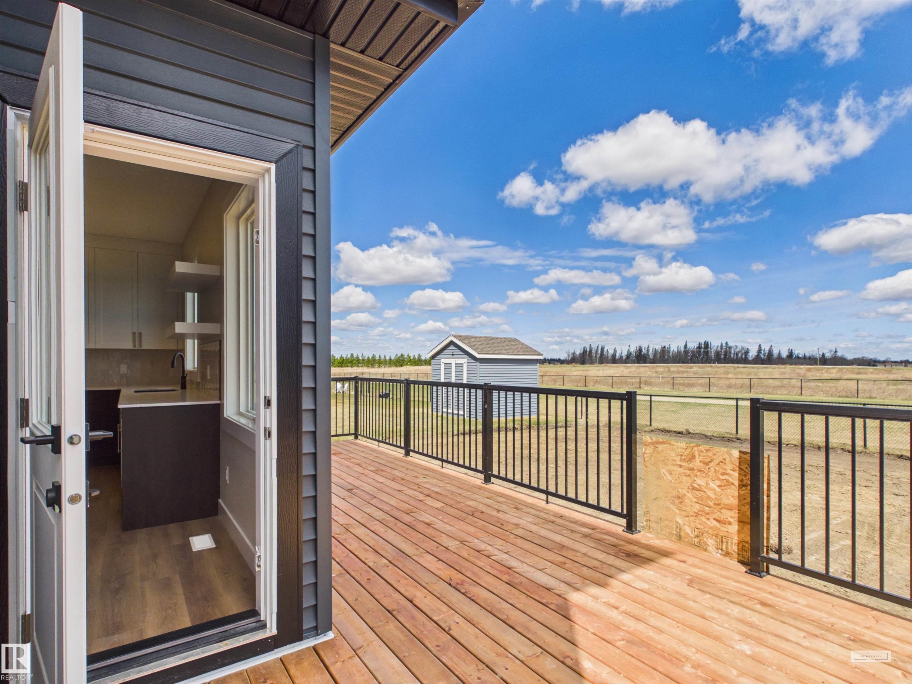 2010 Genesis Lane, Stony Plain, AB - Outdoor With Deck Patio Veranda With Exterior